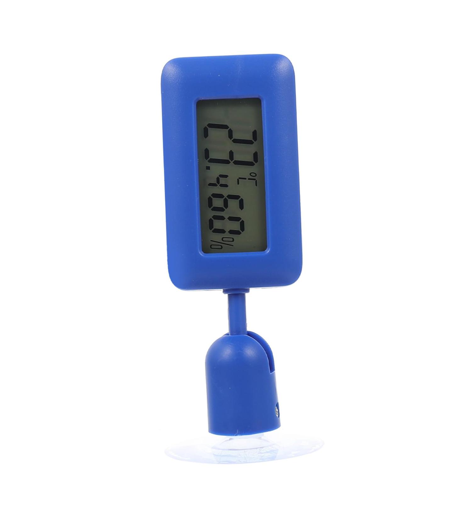 Frcolor Mini Hygrometer & Digital Thermometer for Reptile Tanks | Ideal for Leopard Geckos & Bearded Dragons | Sky Blue 10x3x1.5cm | International Shipping Available - Buy Online on GoSupps.com