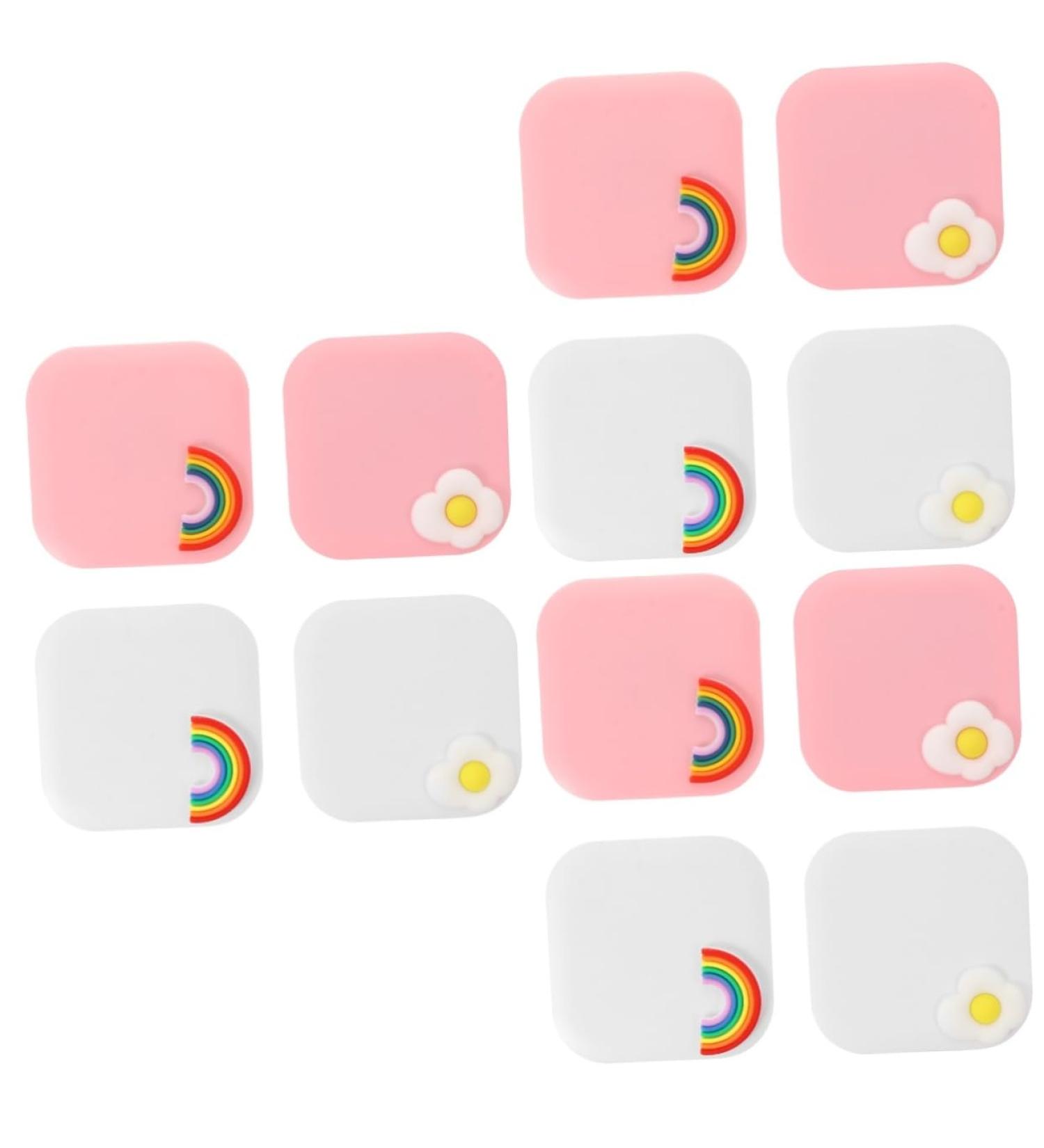 Partykindom 12 STK Pink Contact Lens Container Set | Travel Lens Storage Box | Suction Lens Cases for Easy Storage - Buy Online on GoSupps.com