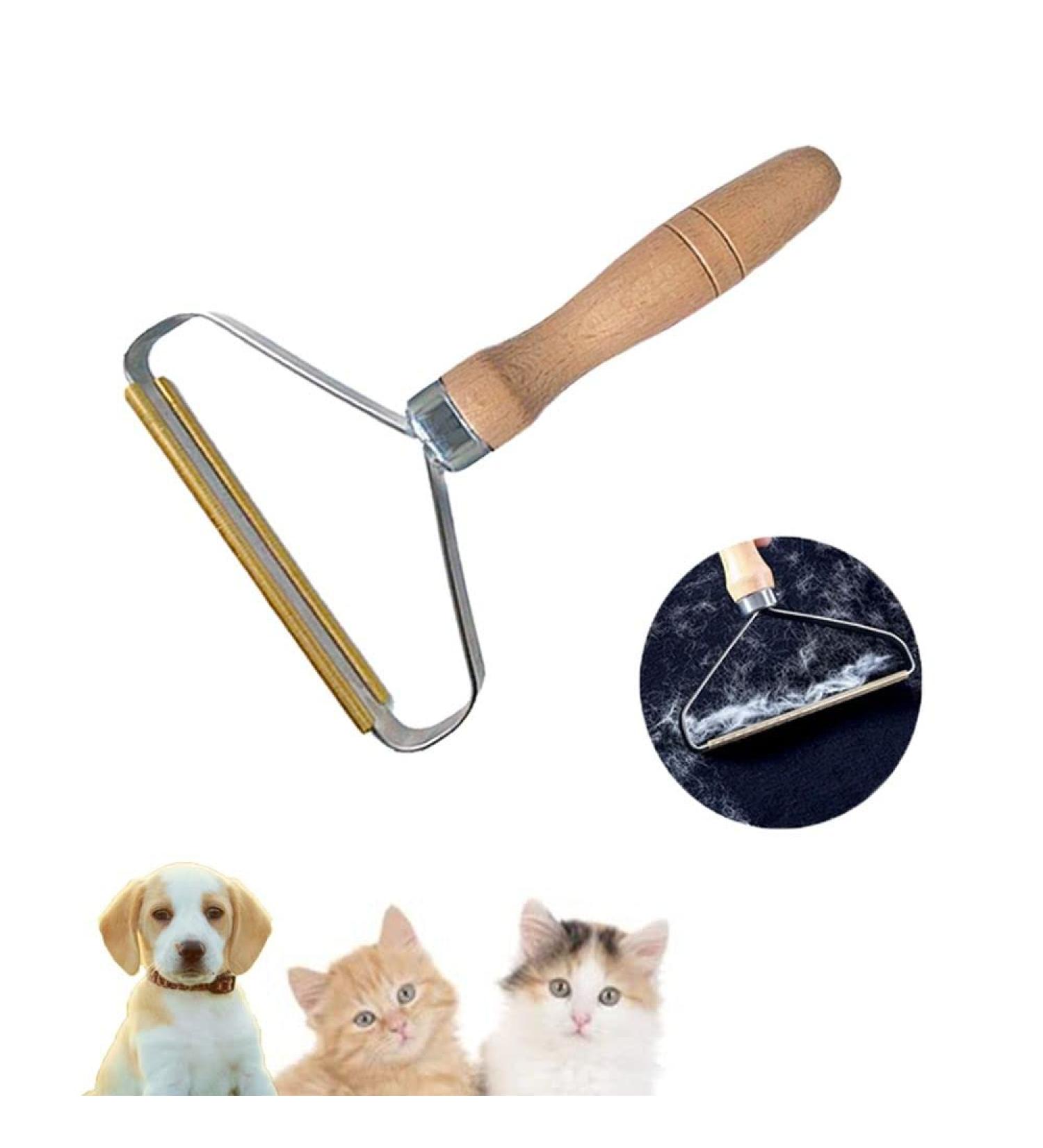 Portable Lint Remover Non-Damaging Pet Hair Cleaner & Clothes Fuzz Shaver for Rugs Couch and Furniture - Reusable Brown Carpet Scraper - Buy Online on GoSupps.com