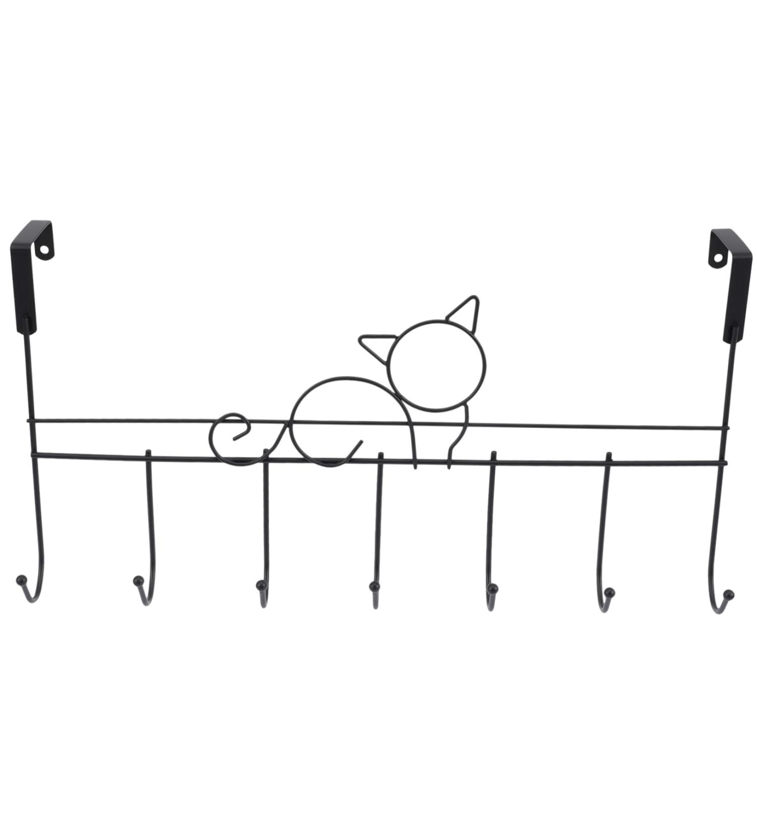 SOESFOUFU Cabinet Towel Holder Wall Mount Coat Rack Hat Hangers Outdoor Hooks Over The Drawer Rack Cupboard Door Hanging Storage - Buy Online on GoSupps.com