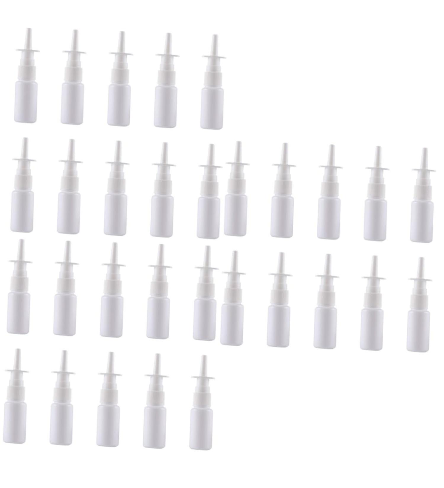 FOMIYES 60 Pcs Refillable Nasal Spray Mist Container - Travel Size Nose Sprayers for Detergent Solution - 3x3pcs White Sprayers Included - Buy Online on GoSupps.com