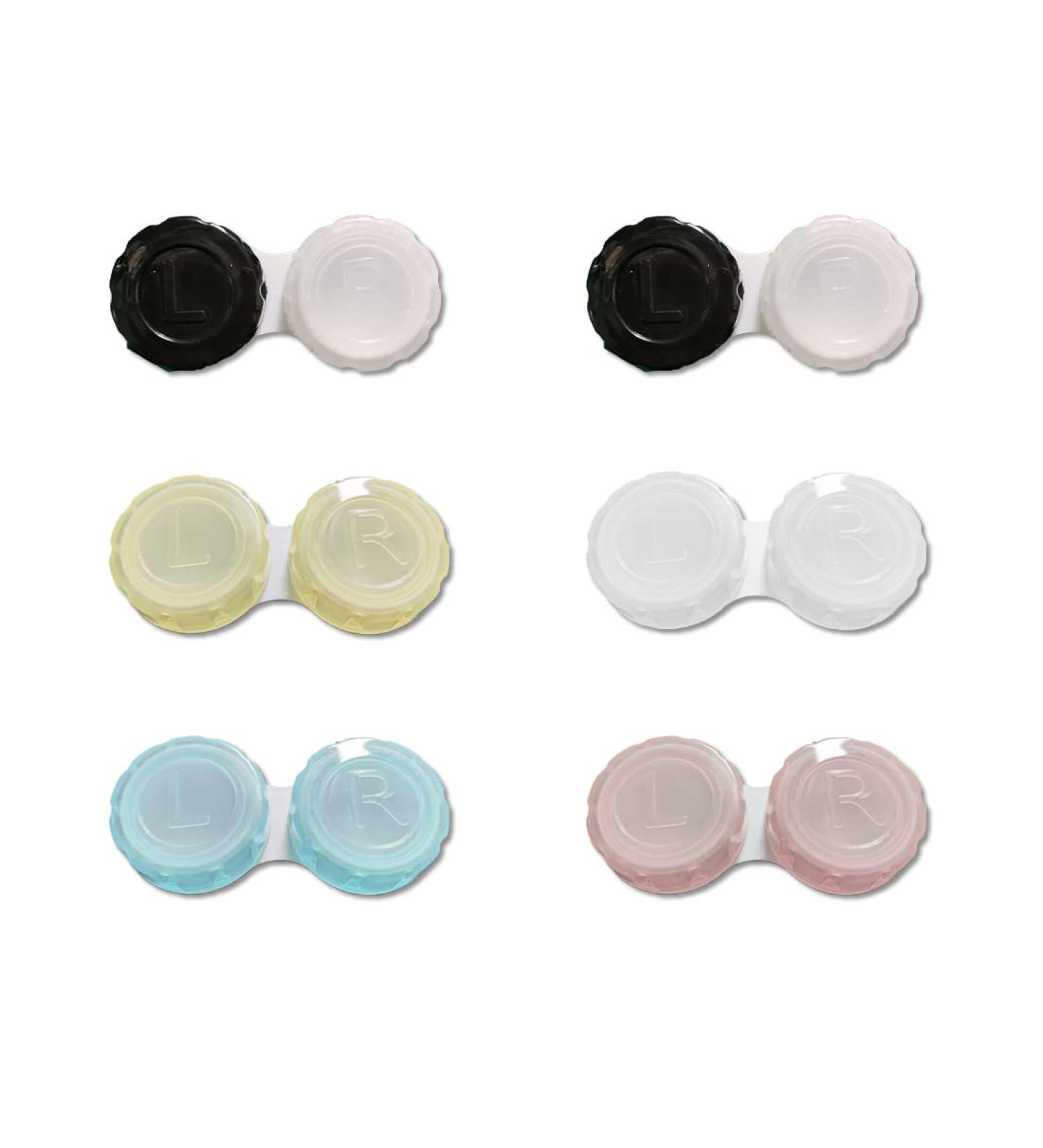 6PCS Contact Lens Case Set - Protective & Portable Cover for Travel - Perfect for Lenses & Glasses - Buy Online on GoSupps.com
