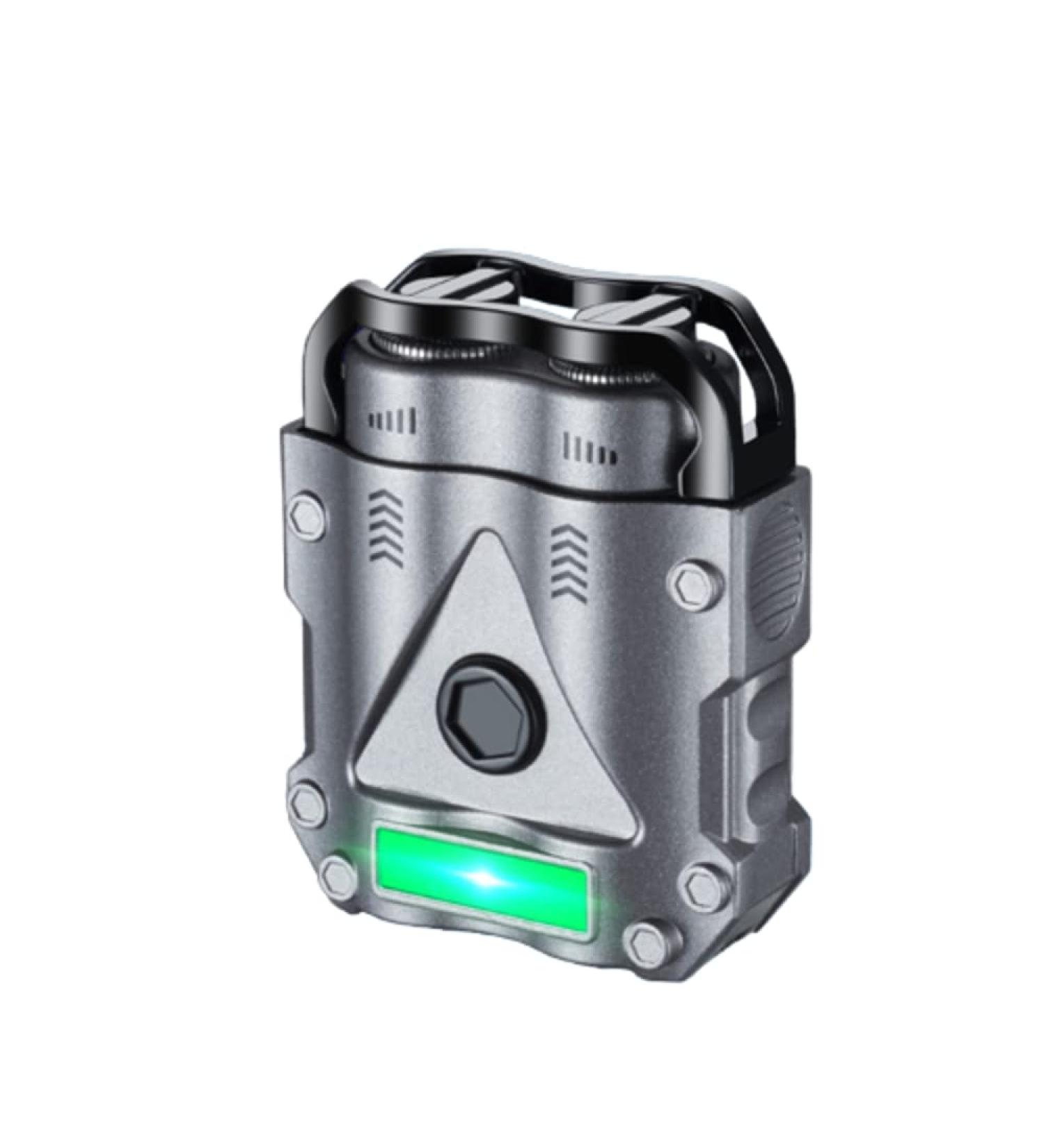 Buy Multifunctional Mini USB Rechargeable Lighter - Portable Novelty Lighter & Beard Shaver Gift for Men - Space Gray - Buy Online on GoSupps.com