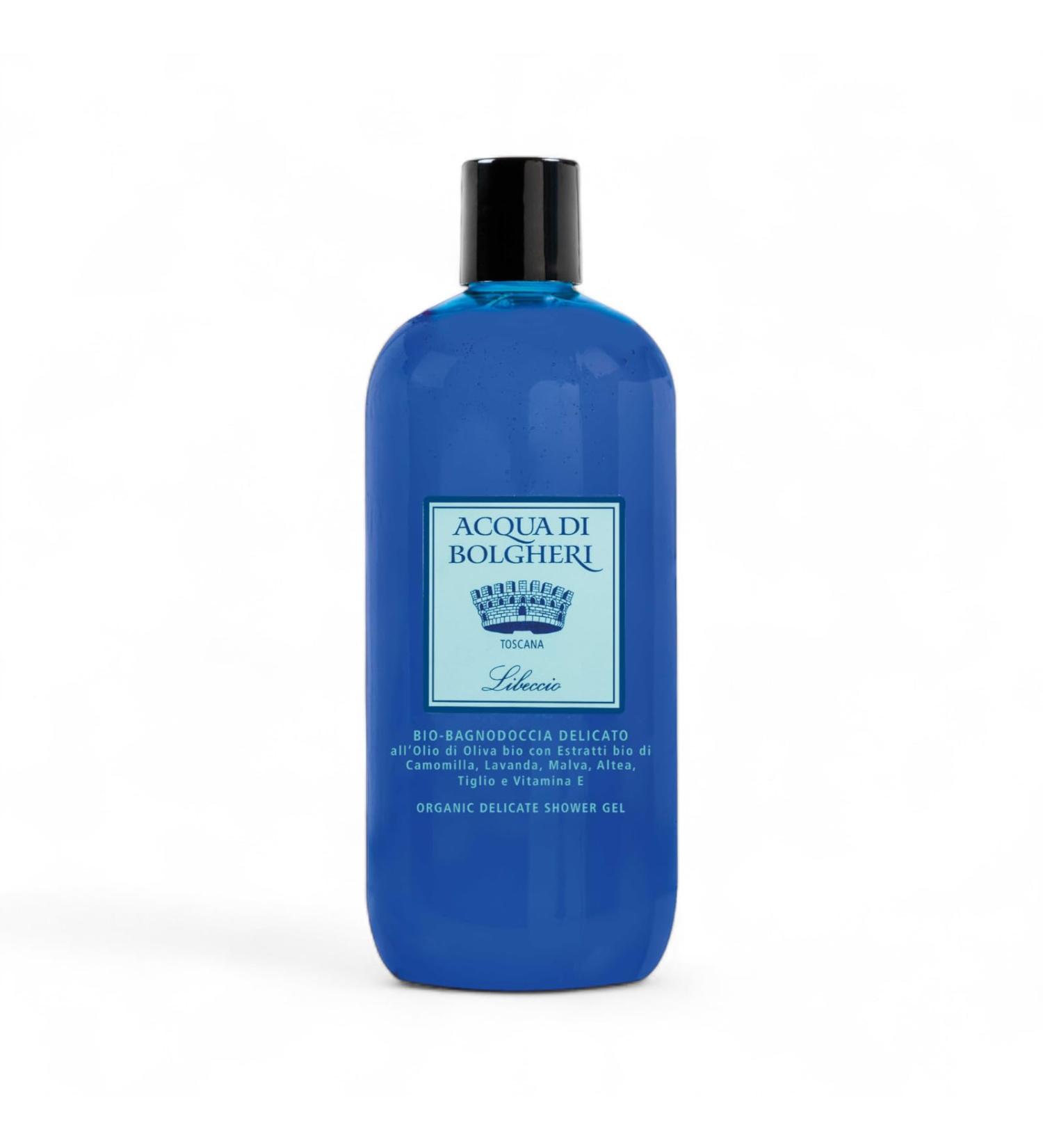 Acqua di Bolgheri Moisturising and scented body wash shower bath with natural formula made in Italy fresh and intense fragrance 500 ml