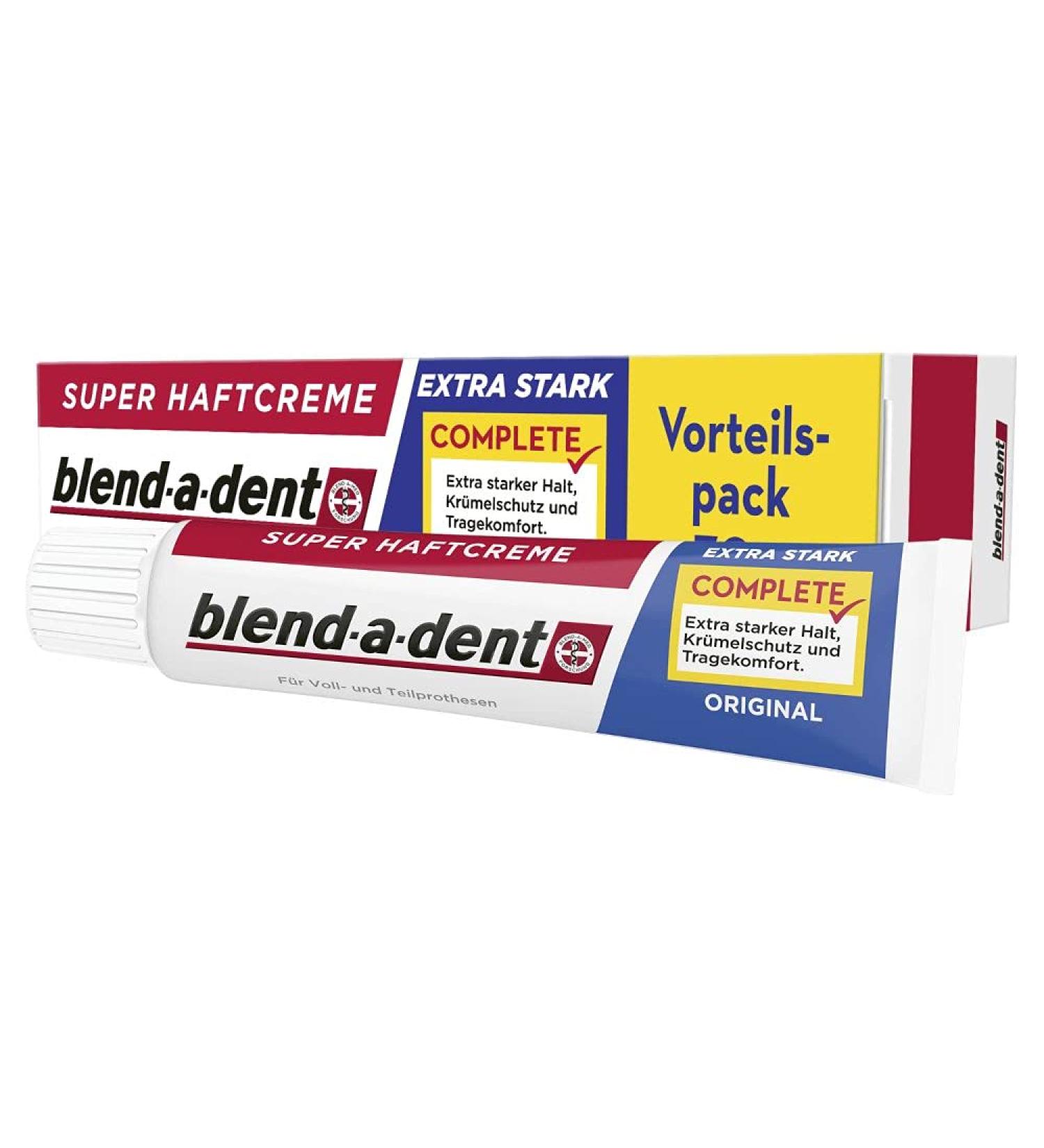 Buy Blend-a-dent Complete Original Super Adhesive Cream - Pack of 3 (3 x 70g) | Best International Shipping - Buy Online on GoSupps.com