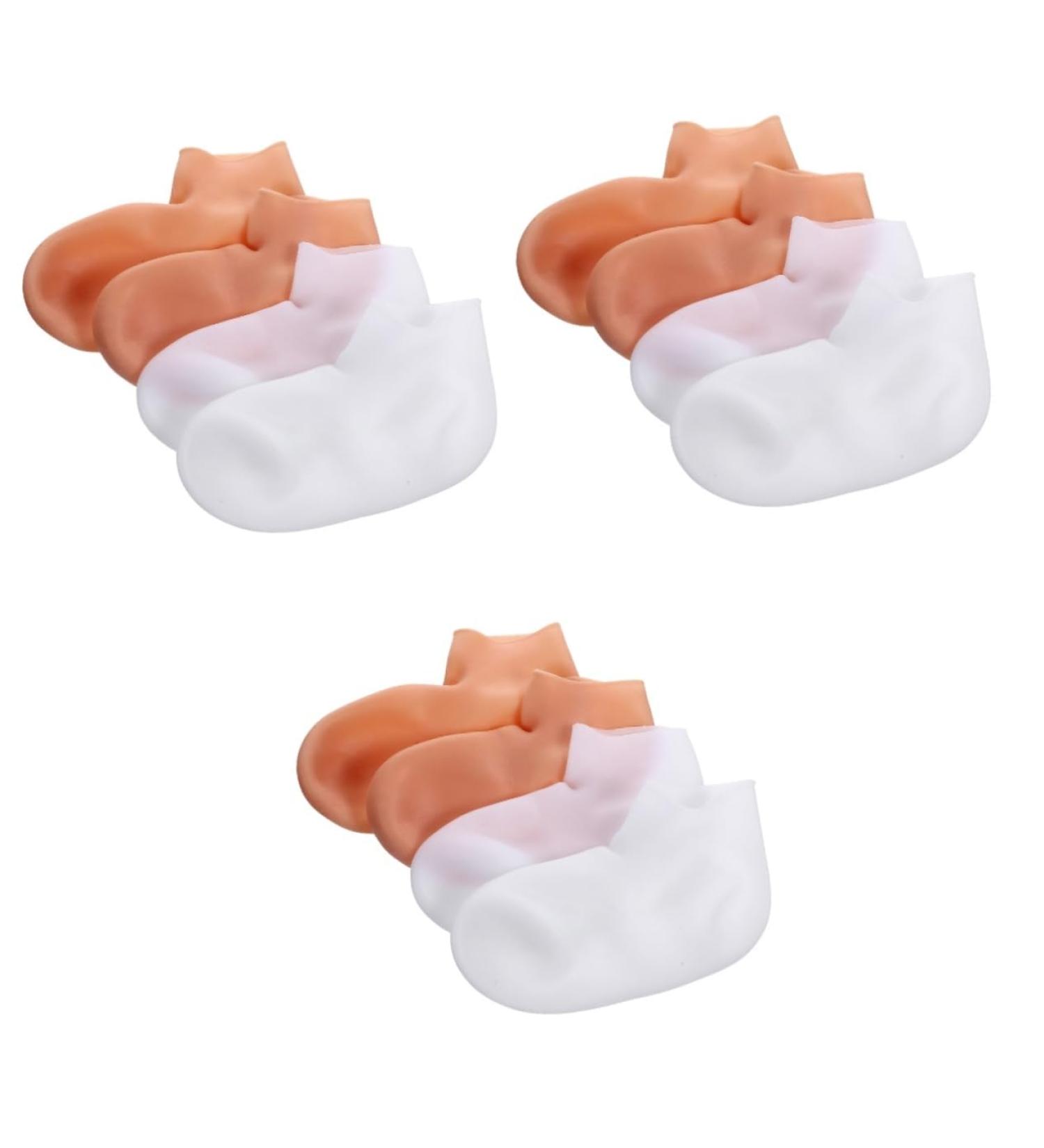 FRCOLOR 6 Pairs Exfoliating Moisturizing Socks Foot Exfoliating Socks Calcetines para Mujer Aloe Infused Socks for Women Socks for Foot Overnight Spa Socks Women's Sebs Heel Sole of Foot - Buy Online on GoSupps.com