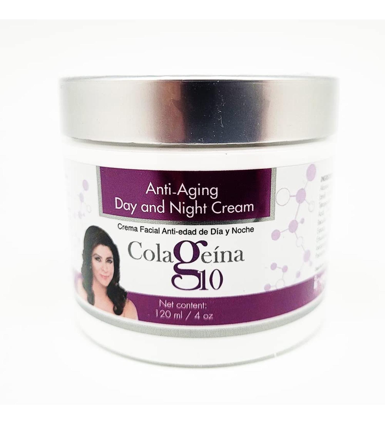 Colageina 10 Day and Night Cream - Anti-Aging Formula 4 fl oz | International Shipping Available - Buy Online on GoSupps.com