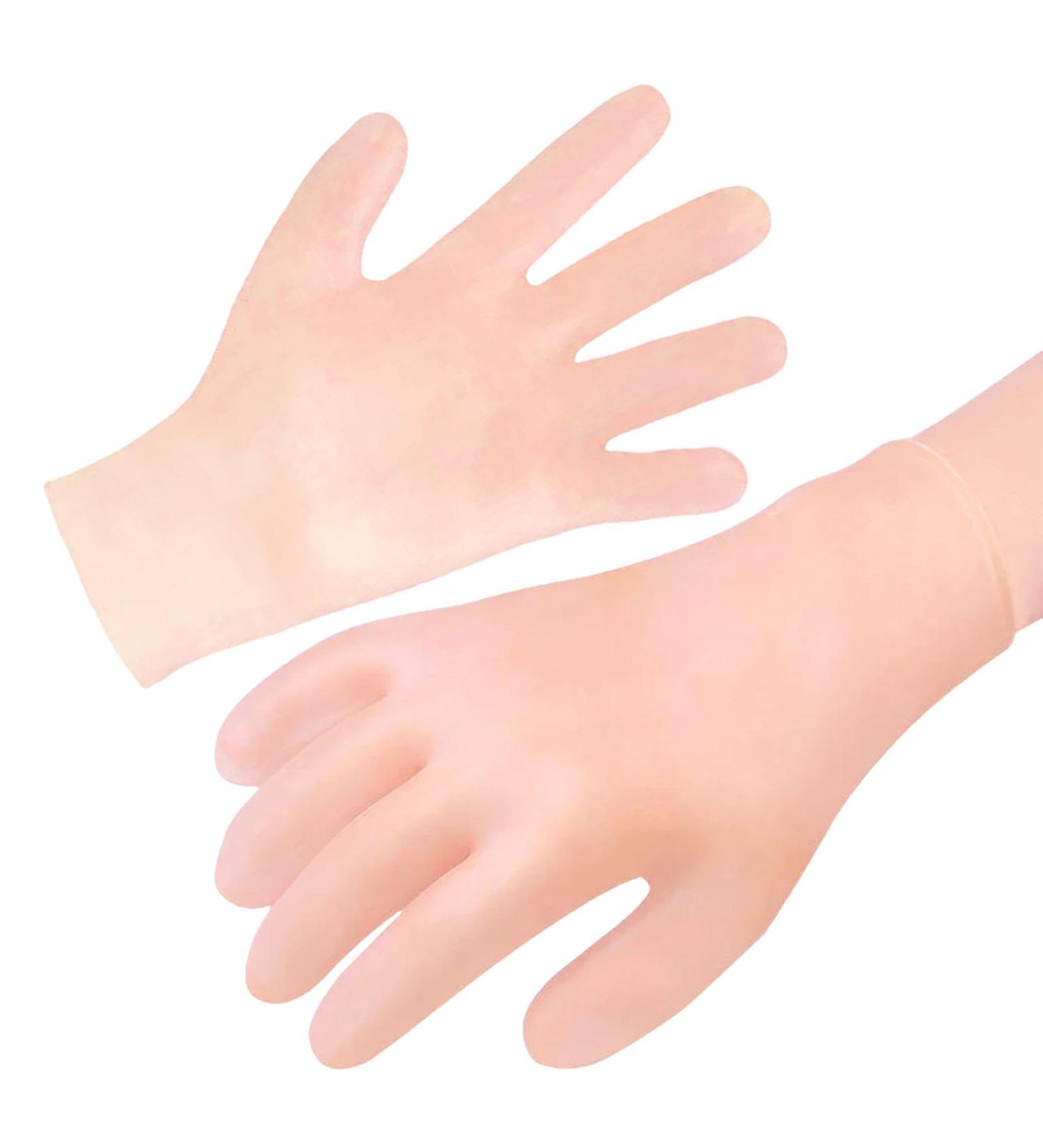 Moisturizing Foot Socks Gloves Overnight Silicone Overnight Gloves Dry Hands Non-Slip Palm Elastic Lotion Gloves Lotion Socks Women's Spa Gel Gloves for Dry Cracked Hands Care for Women Men Skin - Buy Online on GoSupps.com