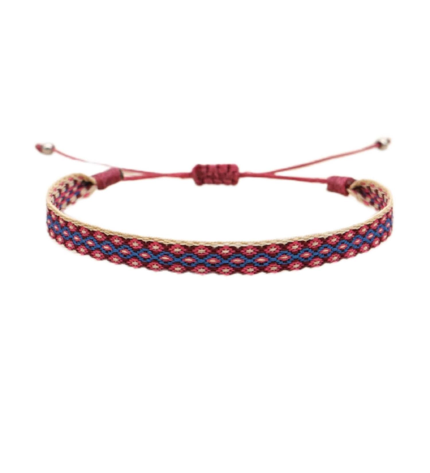 WIPPWER Women Vintage Ethnic Bracelet Jewelry Handmade Braided Bracelets Handmade Weave Bangles KZ-0012A - Buy Online on GoSupps.com