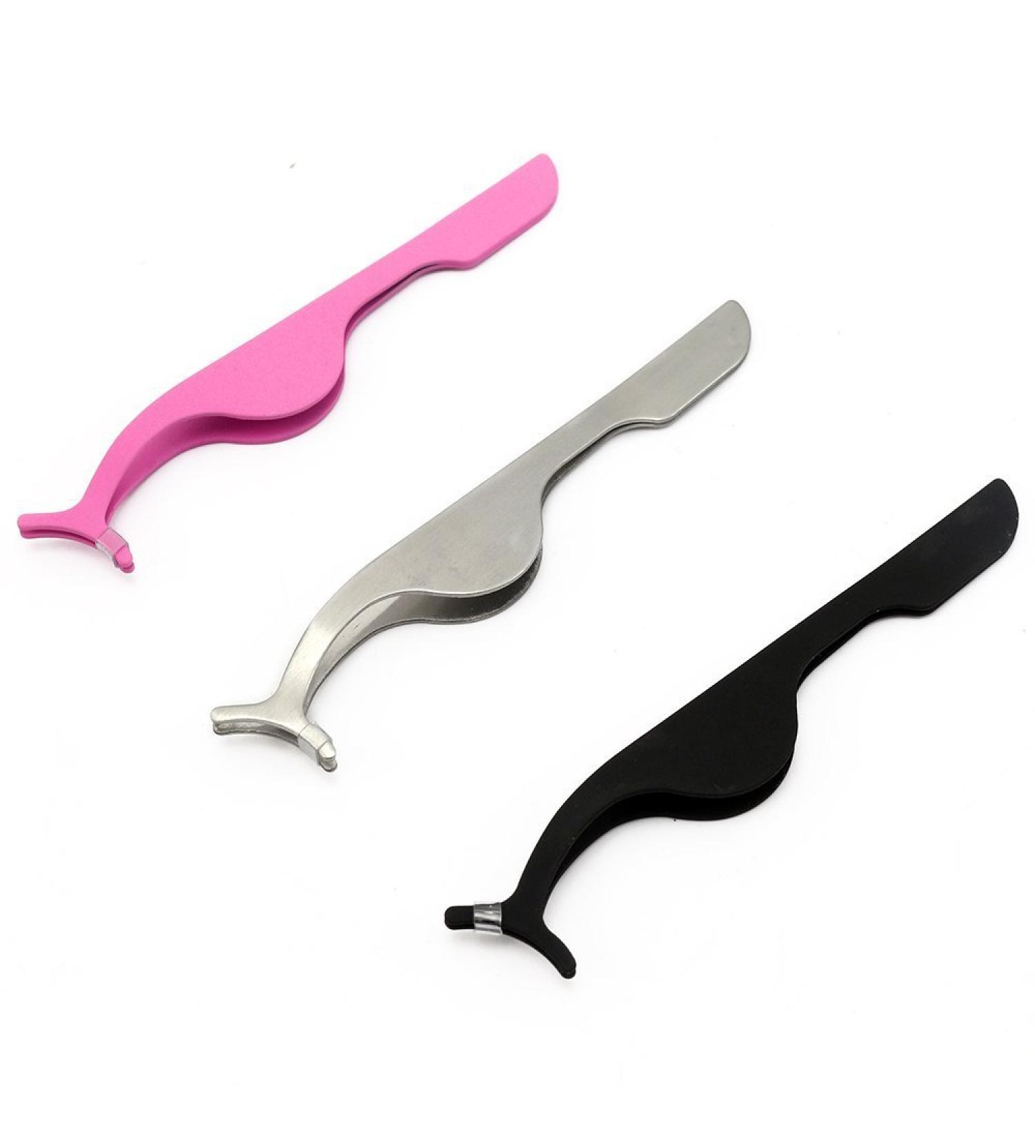 Demarkt False Eyelash Applicator & Remover Tweezers - 3 Colors for Easy Lash Extensions - Buy Online on GoSupps.com
