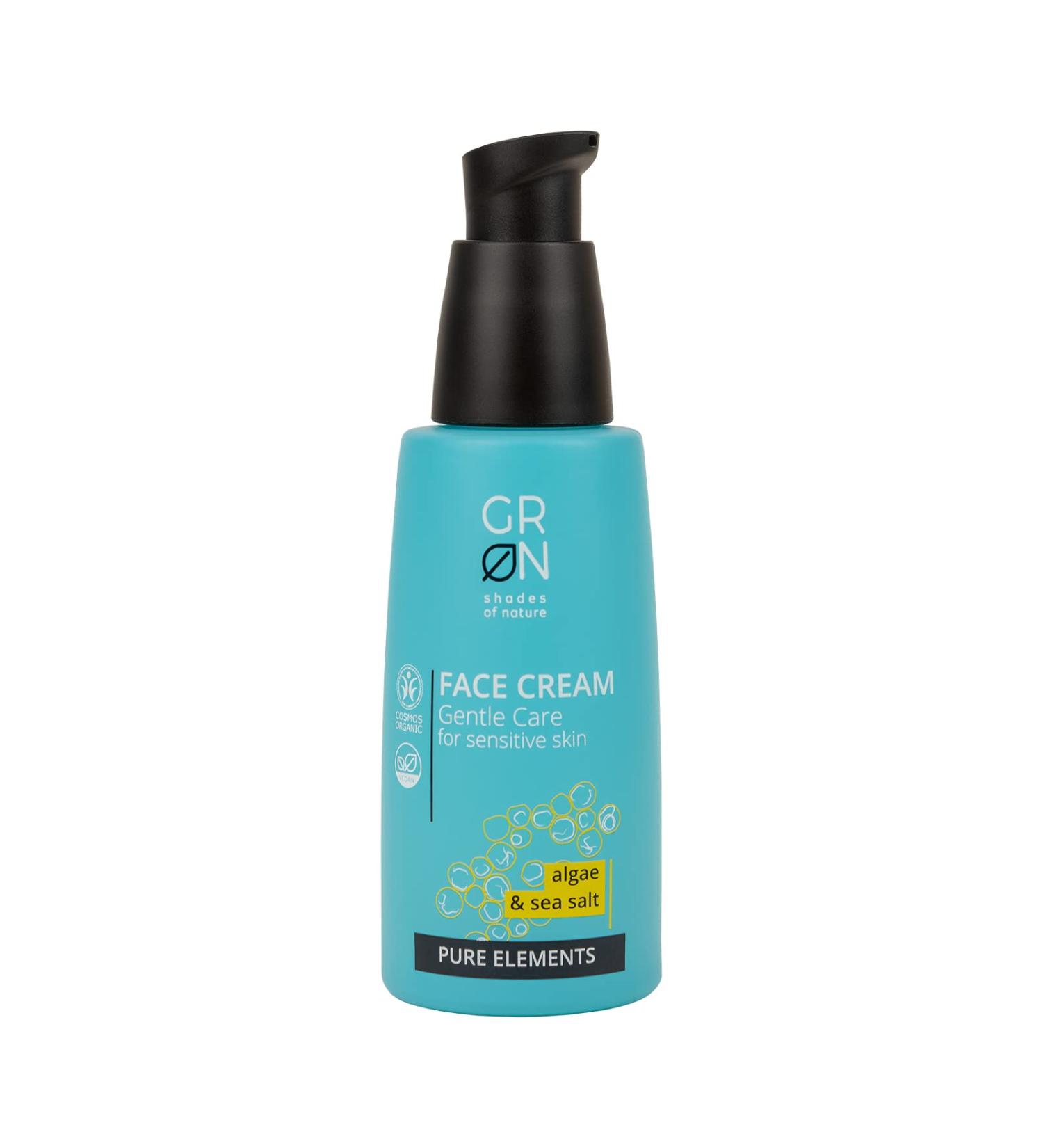 GRN Shades of Nature Pure Elements Face Cream - Alga & Sea Salt | Best Natural Skincare for All Skin Types | International Shipping Available - Buy Online on GoSupps.com