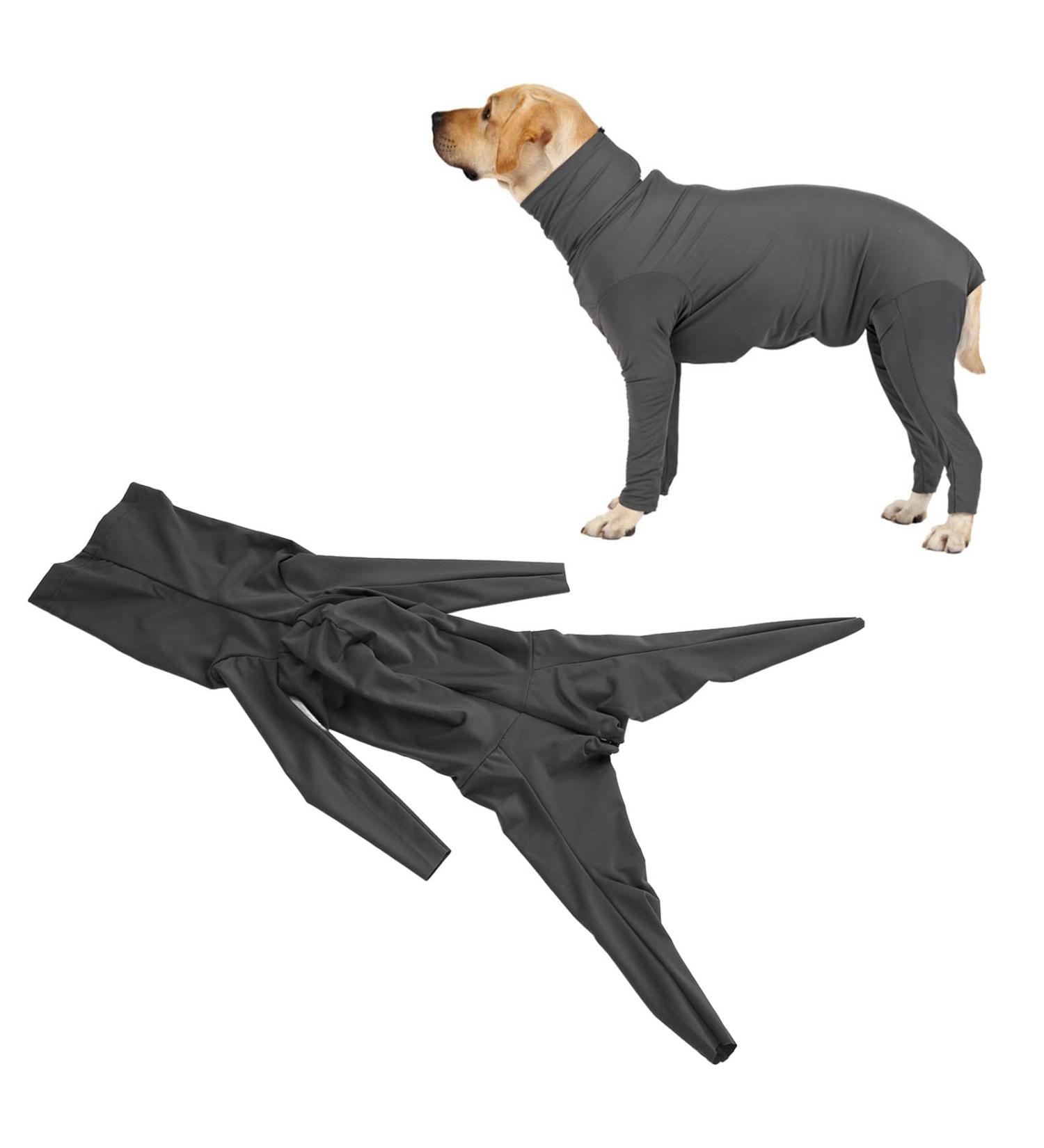 Dog Streamer Surgery Recovery Suit - XL Pet Pajama Overall for Complete Coverage & Surgical Healing | Prevents Tract Exposure - Buy Online on GoSupps.com