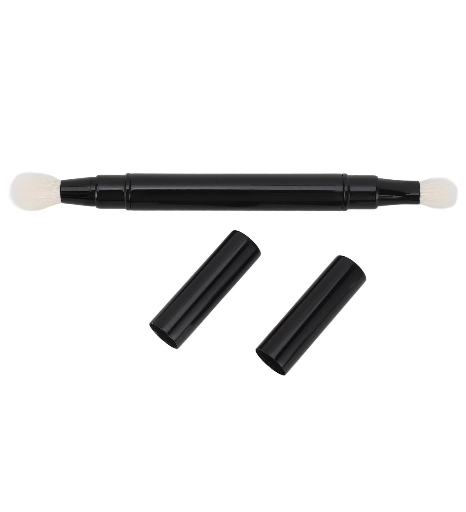 gernie Eyeshadow Brush Double Ended Eye Shadow Brush Retractable Eye Makeup Brushes Portable Eyeshadow Smudge Brush Foundation Makeup Applicator with Cap for Blending Eye Shadow Liner - Buy Online on GoSupps.com