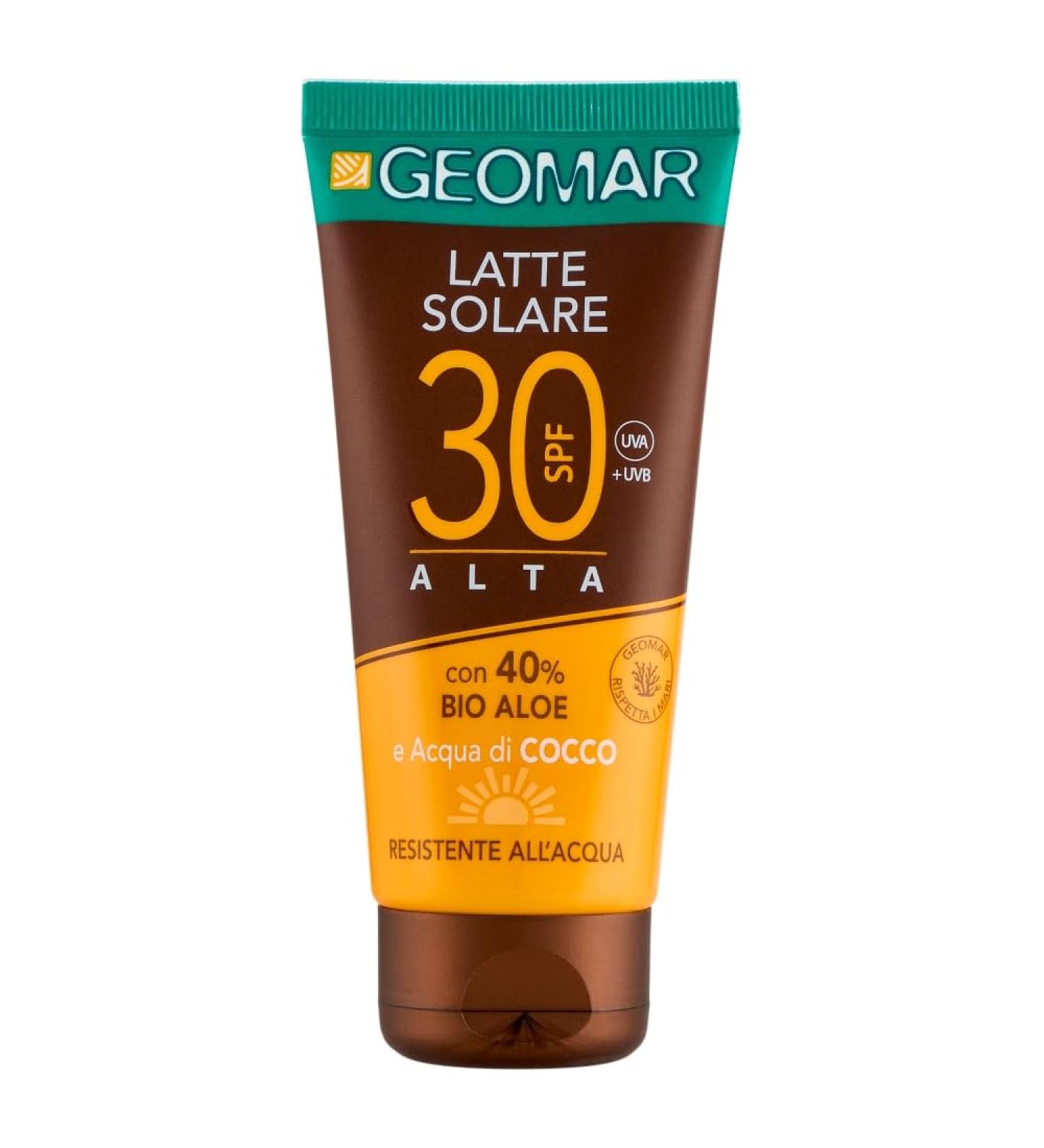 Geomar GEOMAR | SPF 30 Sunscreen Lotion Vegan Formula Made in Italy 100 ml - Buy Online on GoSupps.com