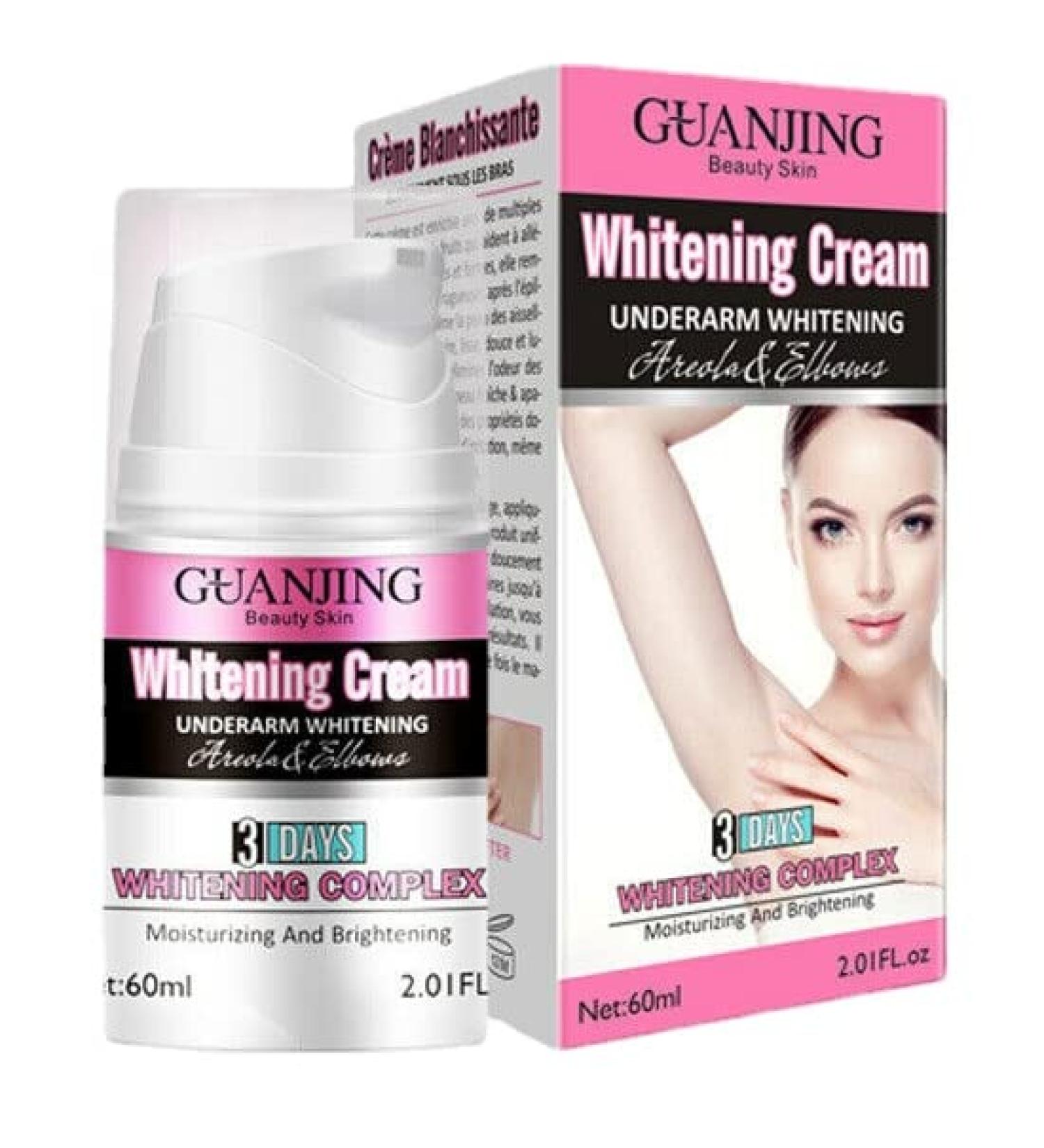 60ml Dark Skin Permanent Whitening Cream Full Body Bleaching Lightening Brightening - Buy Online on GoSupps.com