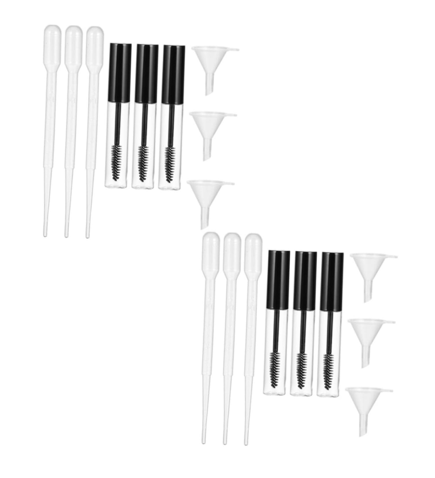 Beavorty 8 Sets Mascara Tube Glass Straw Empty Plastic Dropper Bottle for Chemicals Travel Household Lecythus 10X1.5cmx4pcs Assorted Colorx4pcs - Buy Online on GoSupps.com