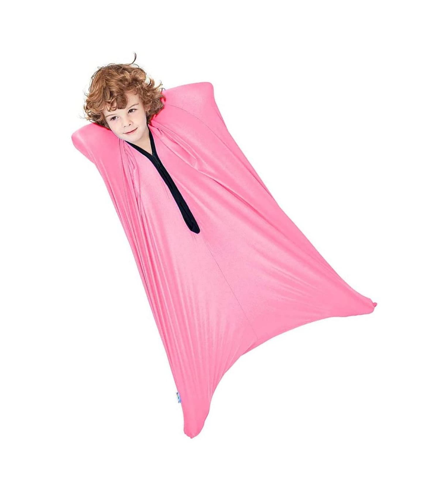 GADULU Compression Body Sock for Autism & Stress Relief - Pink (S/Small-69*102cm) | Sensory Toy for Children & Adults - Buy Online on GoSupps.com