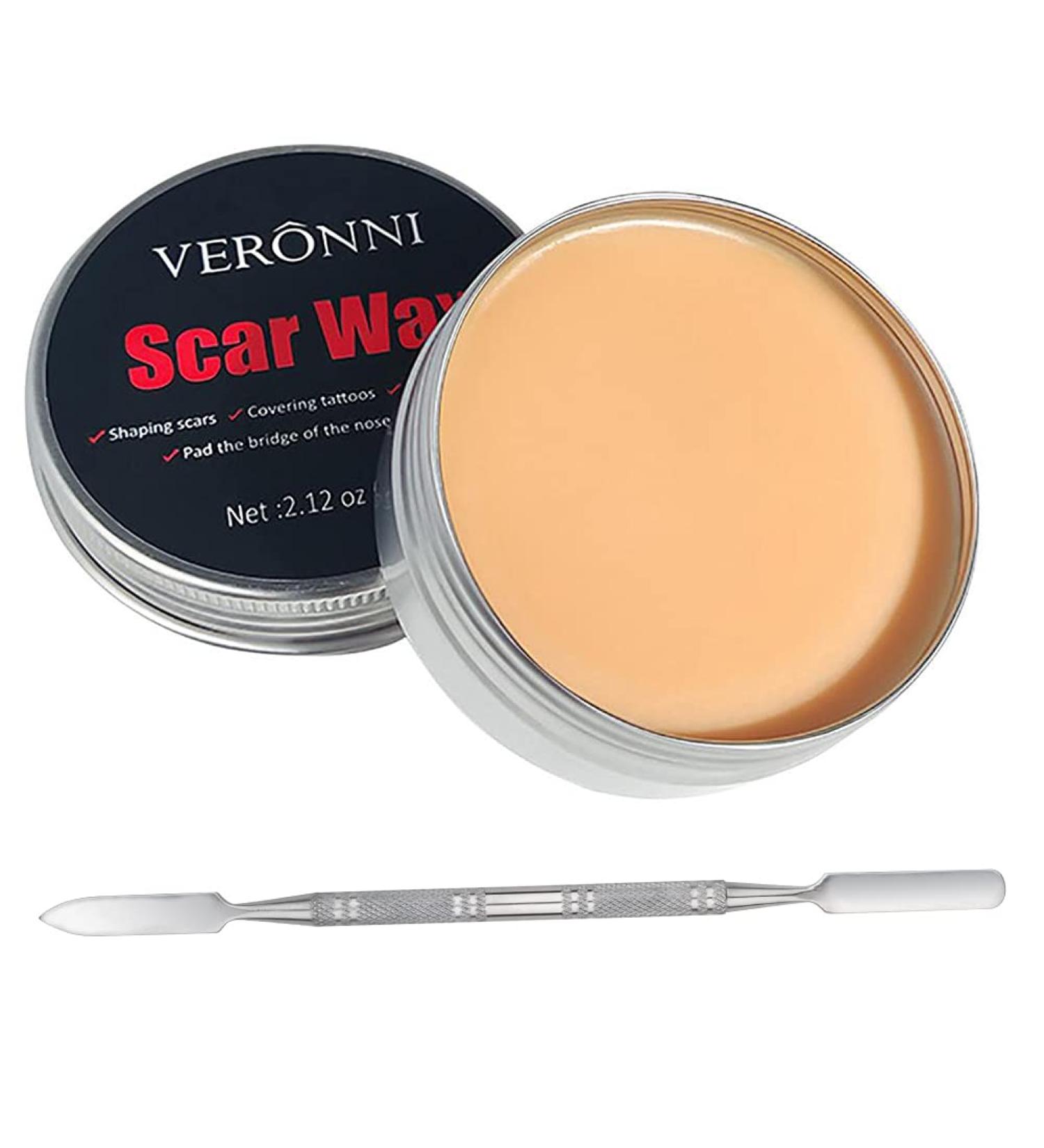 60g Scar Wax for Special Effects Makeup | Realistic Wounds & Scars | Professional SFX Body Paint - White Skin Tone (#01 - Buy Online on GoSupps.com
