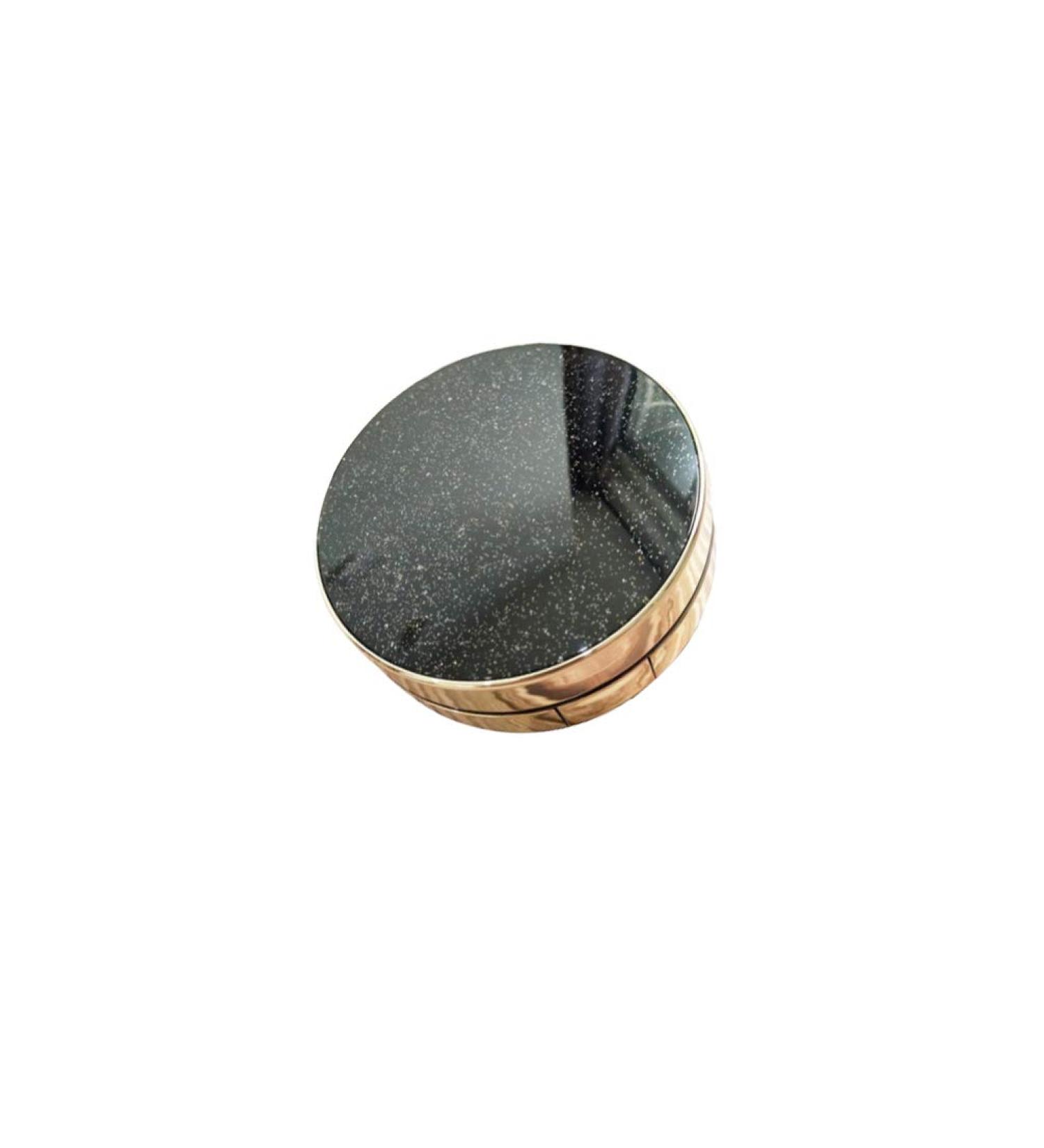 Healifty Talcum Powder Puff Box - Refillable Two-Layer Container with Mirror | Travel & Home Makeup Accessories - Buy Online on GoSupps.com