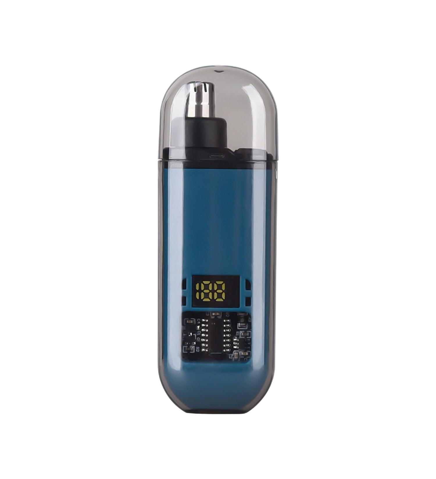 Walbest Nose Hair Trimmer for Men Portable Ear Nose Hair Trimmer for Women Type-C Rechargeable Trimmer with IPX7 Waterproof Multi-Functional Nose Ear Eyebrow Trimmer Detachable Head Blue With Scr Blue With Screen - Buy Online on GoSupps.com