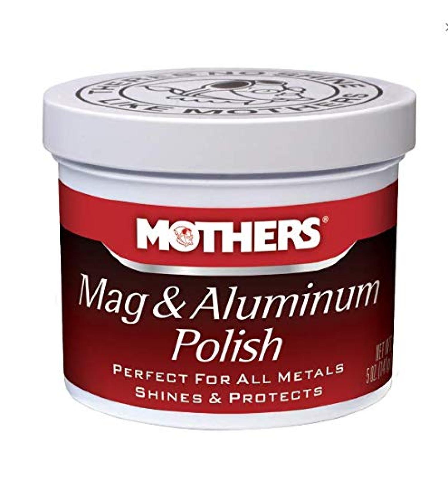 Mothers Paste Mag & Aluminum Polish 5 oz. For Metals
