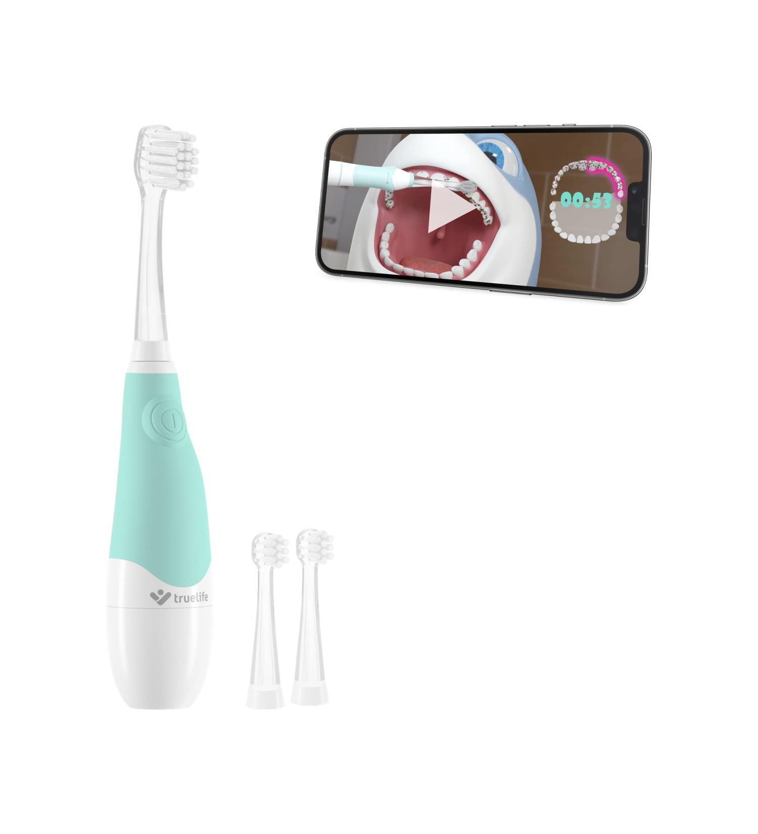 Truelife Sonicbrush Baby G: Best Schallzahnb rste for 3-6 Years | 3 Brush Heads Timers & Teaching Video | Soft Bristles & Fun Animal Stickers - Buy Online on GoSupps.com