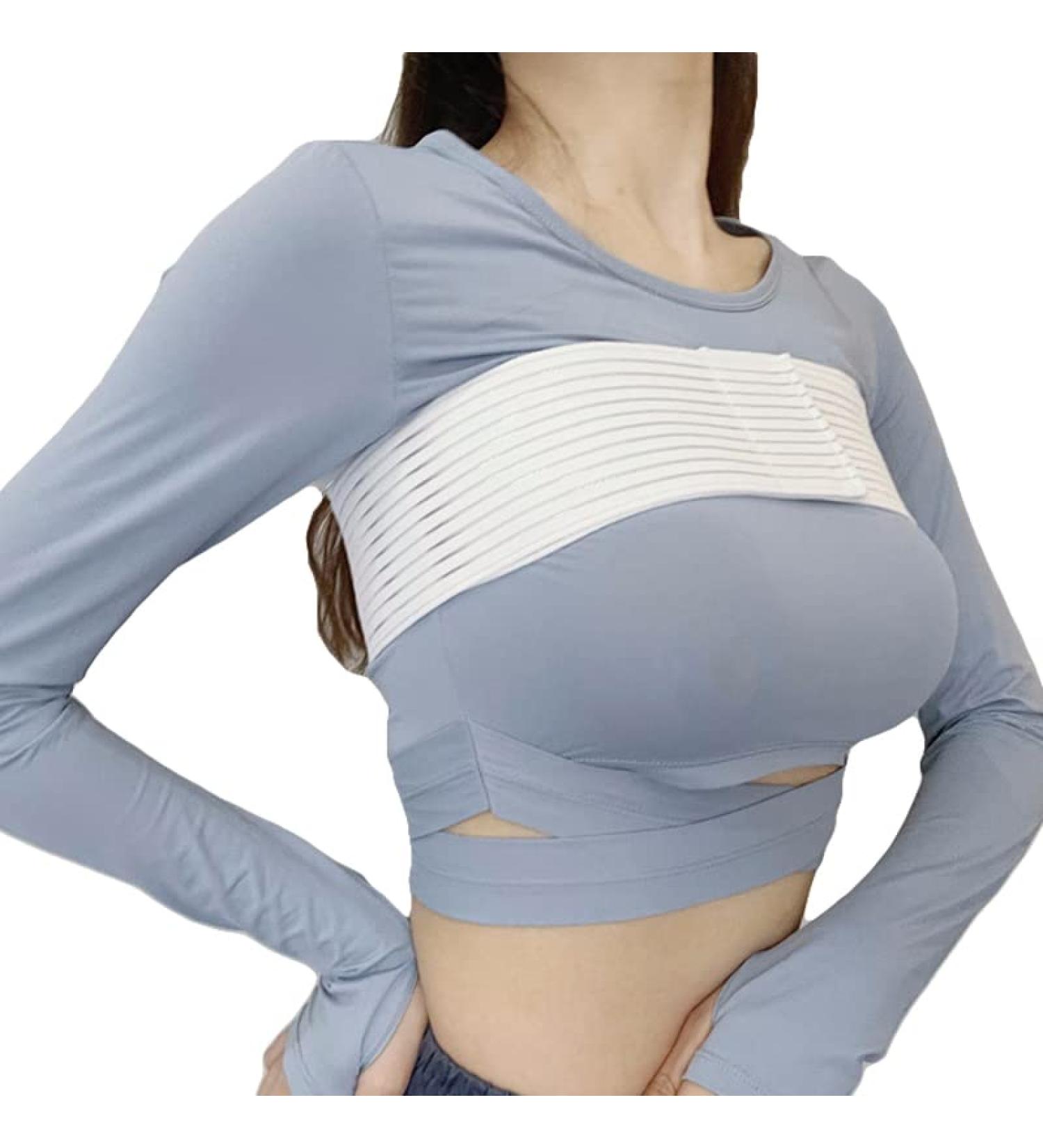 Breast Implant Stabilizer Band | Elastic Compression Strap for Augmentation & Sports | Chest Support Wrap (White - Buy Online on GoSupps.com