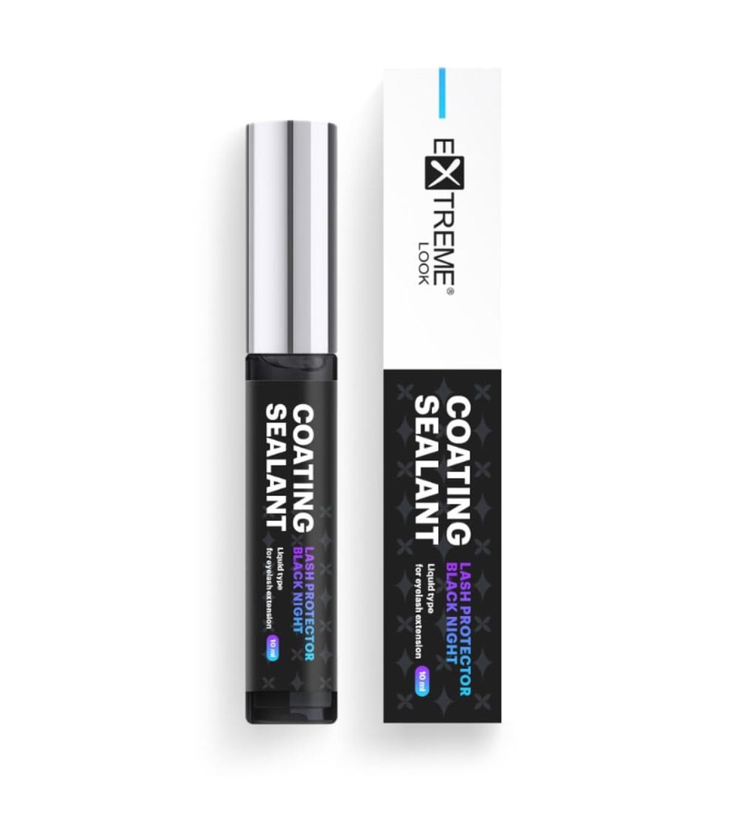  Extreme Look Lash Coating Eyelash Extension Fixer Black False Eyelashes Fixing Extends the Duration of Eyelash Extensions | Extreme Look "Black Night" 10ml - Buy Online on GoSupps.com