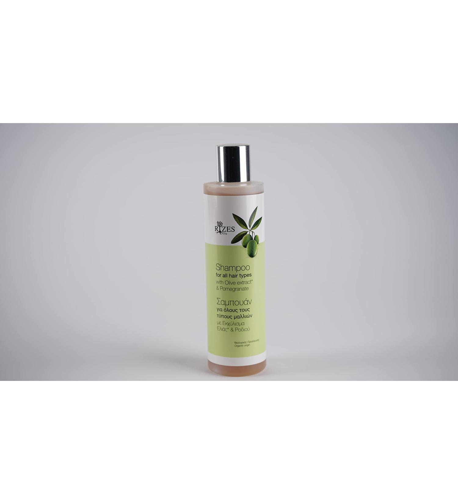 Rizes Rizes Shampoo for all hair types with olive extract and pomegranate