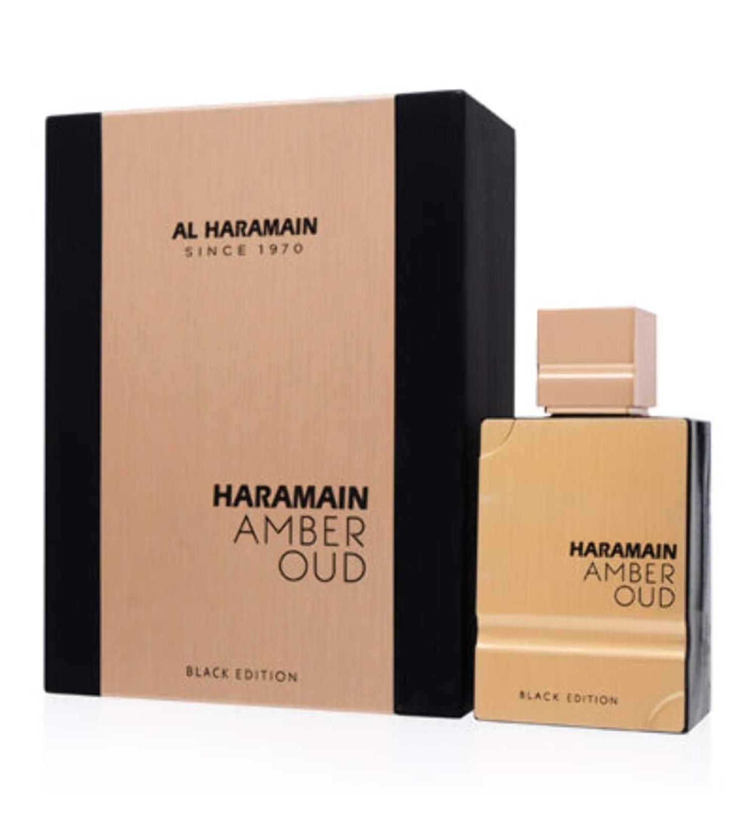Al Haramain Amber Oud Black Edition Eau de Perfume Spray for Unisex 2.0 Ounce