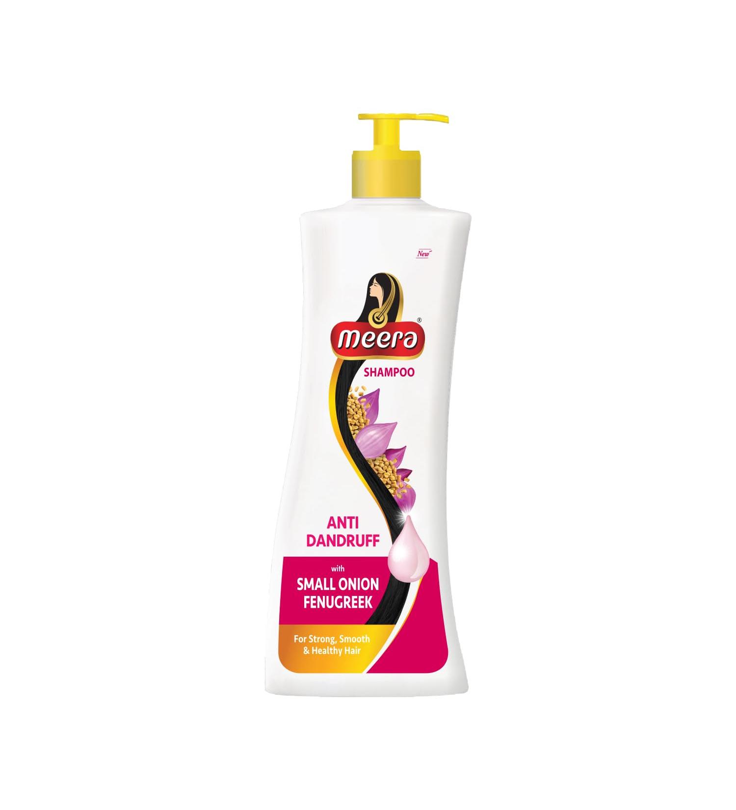Meera Anti Dandruff Shampoo 340ml - Effective White Formula for Smooth Hair - International Shipping Available - Buy Online on GoSupps.com