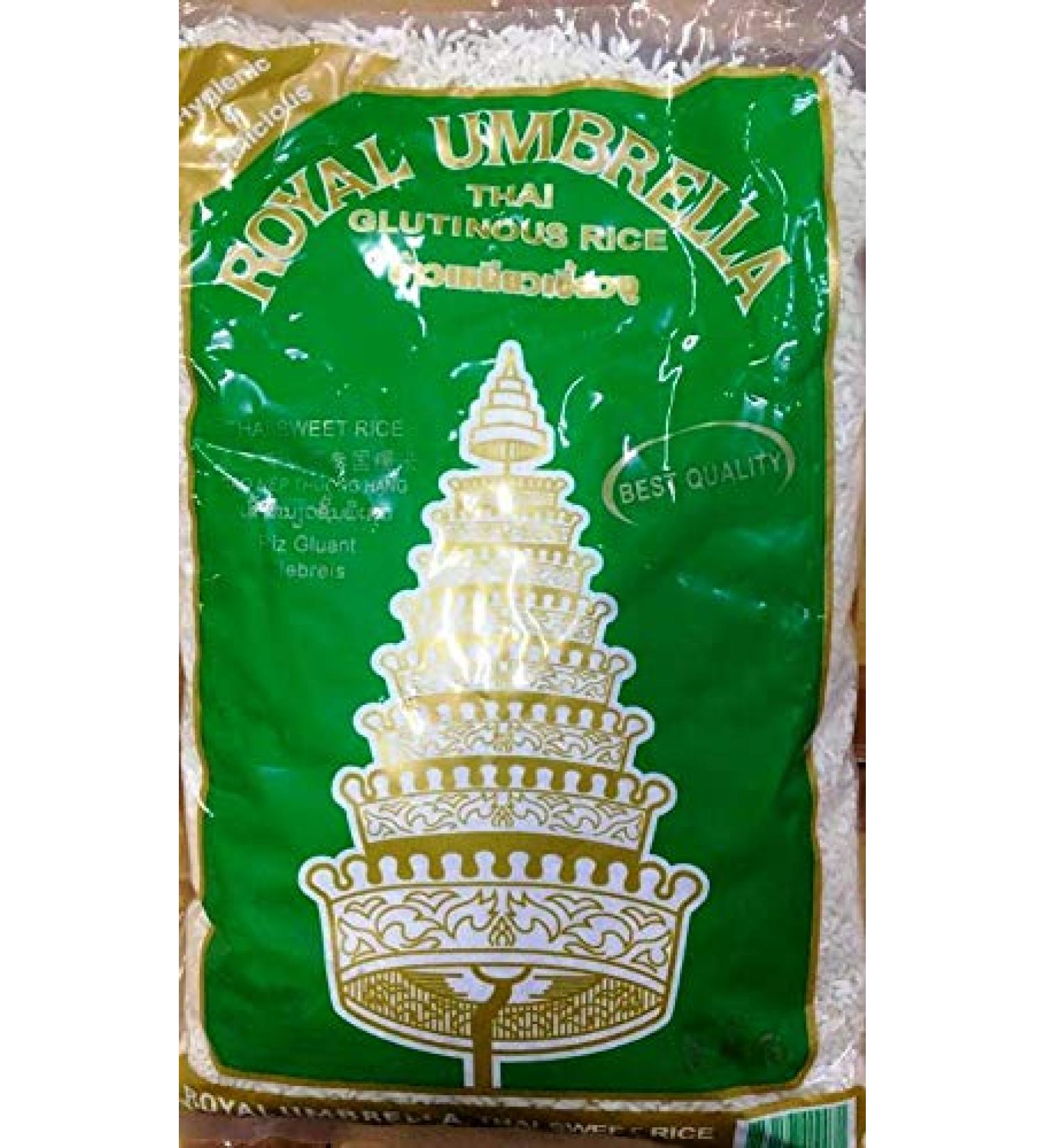 Royal Umbrella Thai Glutinous Rice 2kg - Premium Quality Sticky Rice - Buy Online on GoSupps.com