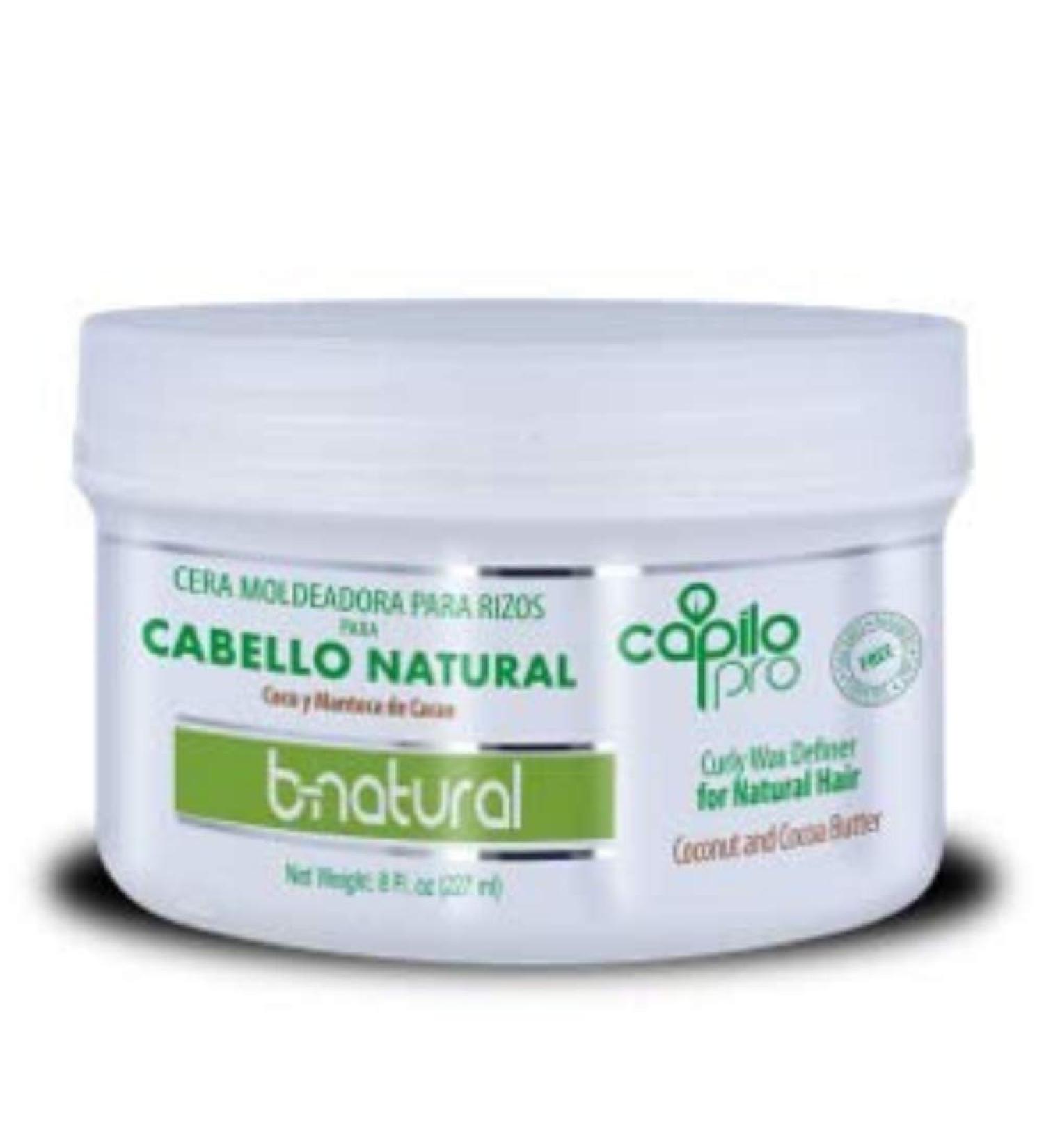 CAPILO PRO B-NATURAL CURLY MOLDING CREAM | Natural Moisturizer with Coconut Oil & Cocoa Butter for Kinky & Curly Hair | Paraben & Sulfate Free | 8 oz - Buy Online on GoSupps.com