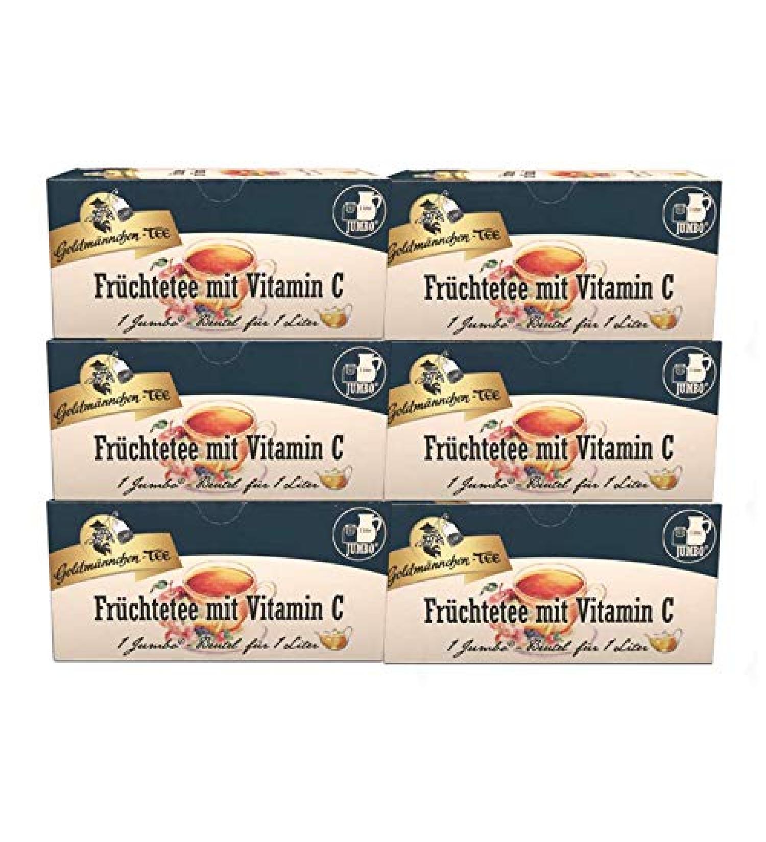 Goldmnnchen Goldm nnchen Tee Jumbo fruits with vitamin C pack of 6