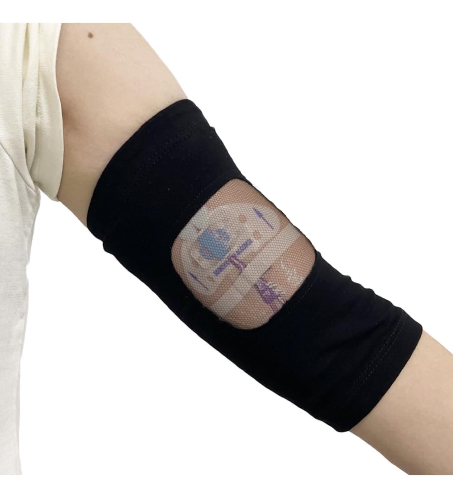 WXFEXIA PICC Line Cover with Mesh Viewing Window Breathable Upper or Lower Arm Line Sleeve Comfort Cast Protector (M) - Buy Online on GoSupps.com