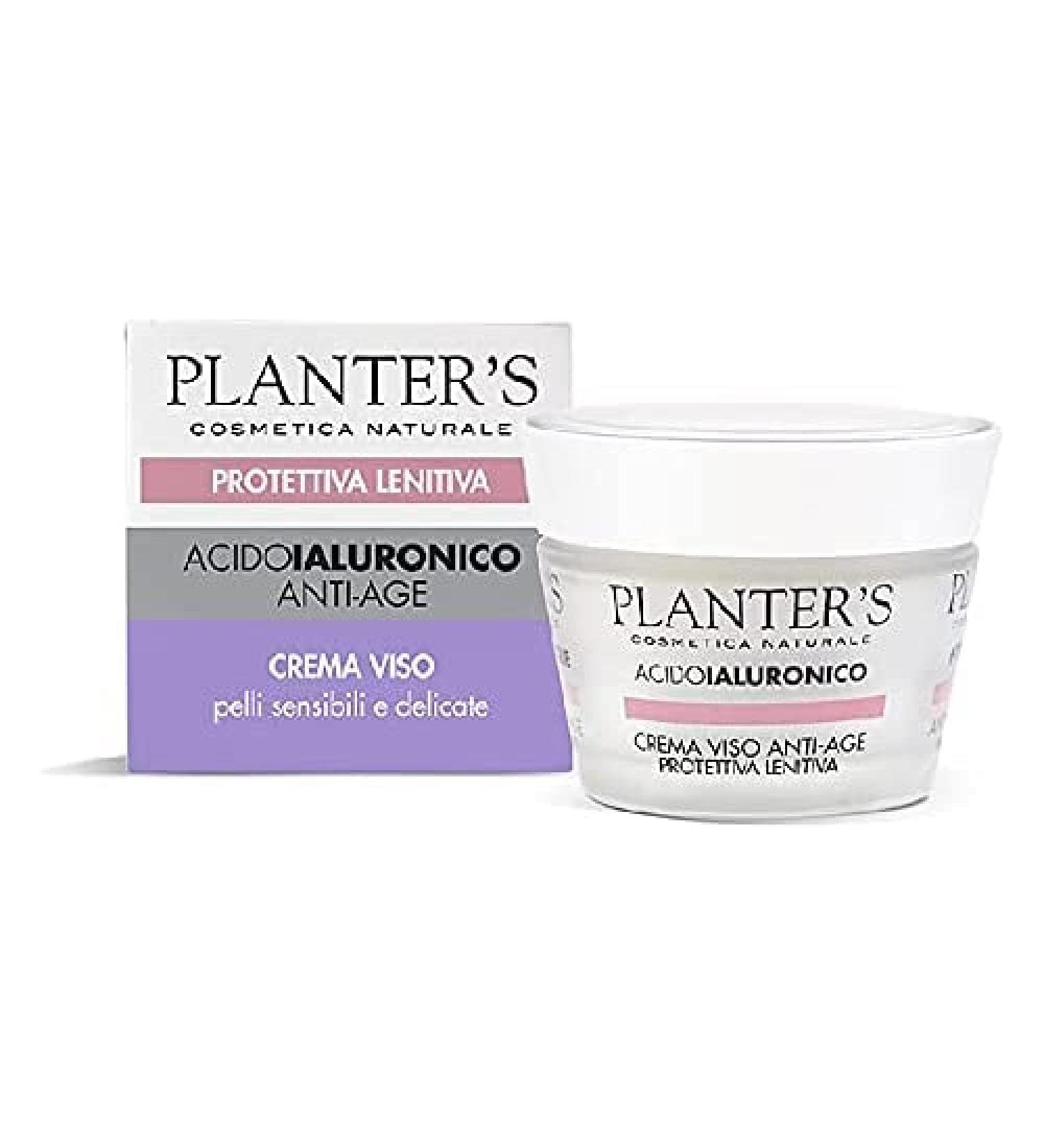Planter's Anti-Aging Softening Protective Face Cream with Hyaluronic Acid. Protective day and night face cream for sensitive and delicate skin. 50 ml - Buy Online on GoSupps.com