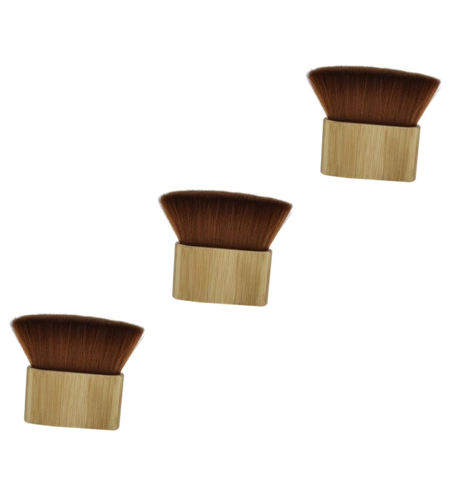 FOMIYES 3pcs Facial Cleansing Brush Set | Wooden Cosmetic Hairdressing Tools | International Shipping Available - Buy Online on GoSupps.com