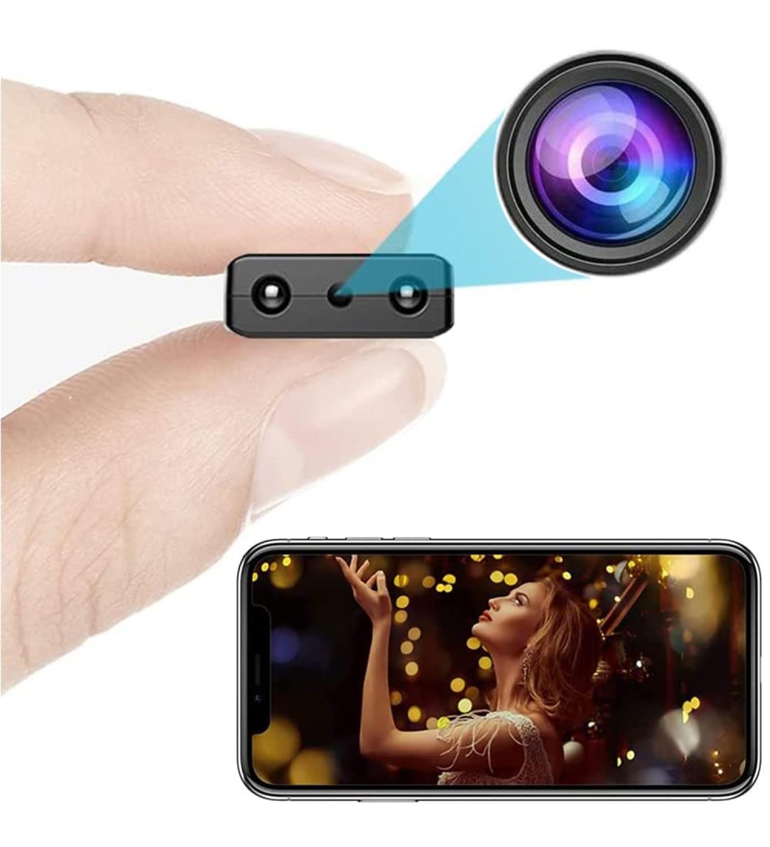 1080P Wireless Mini Spy Camera | Indoor/Outdoor Security Cam for Home/Office | Remote Phone App | Pet/Nanny/Baby Monitor - Buy Online on GoSupps.com