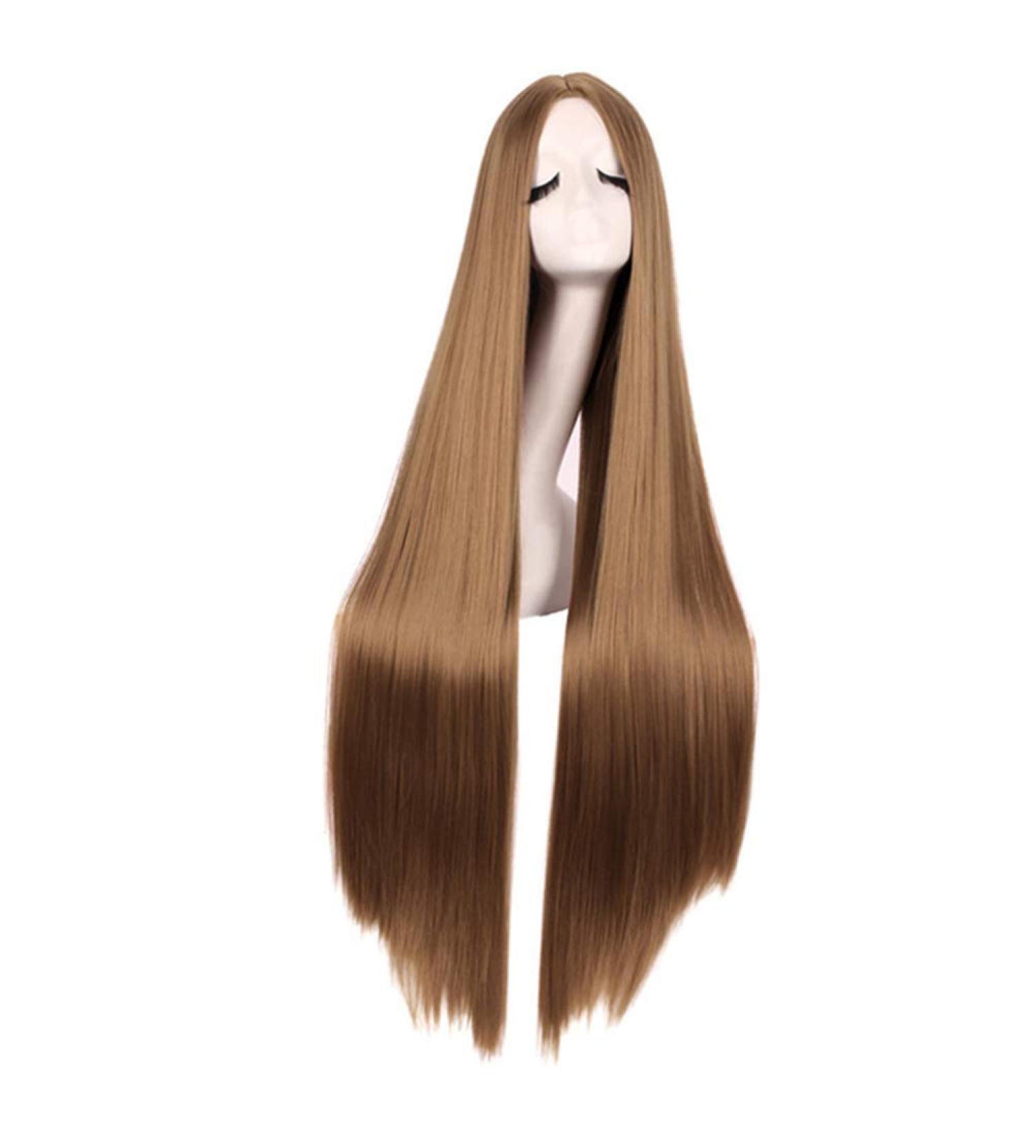 Affordable Clip-In Extensions | Real Human Hair Ponytail - Light Brown 72cm - Buy Online on GoSupps.com