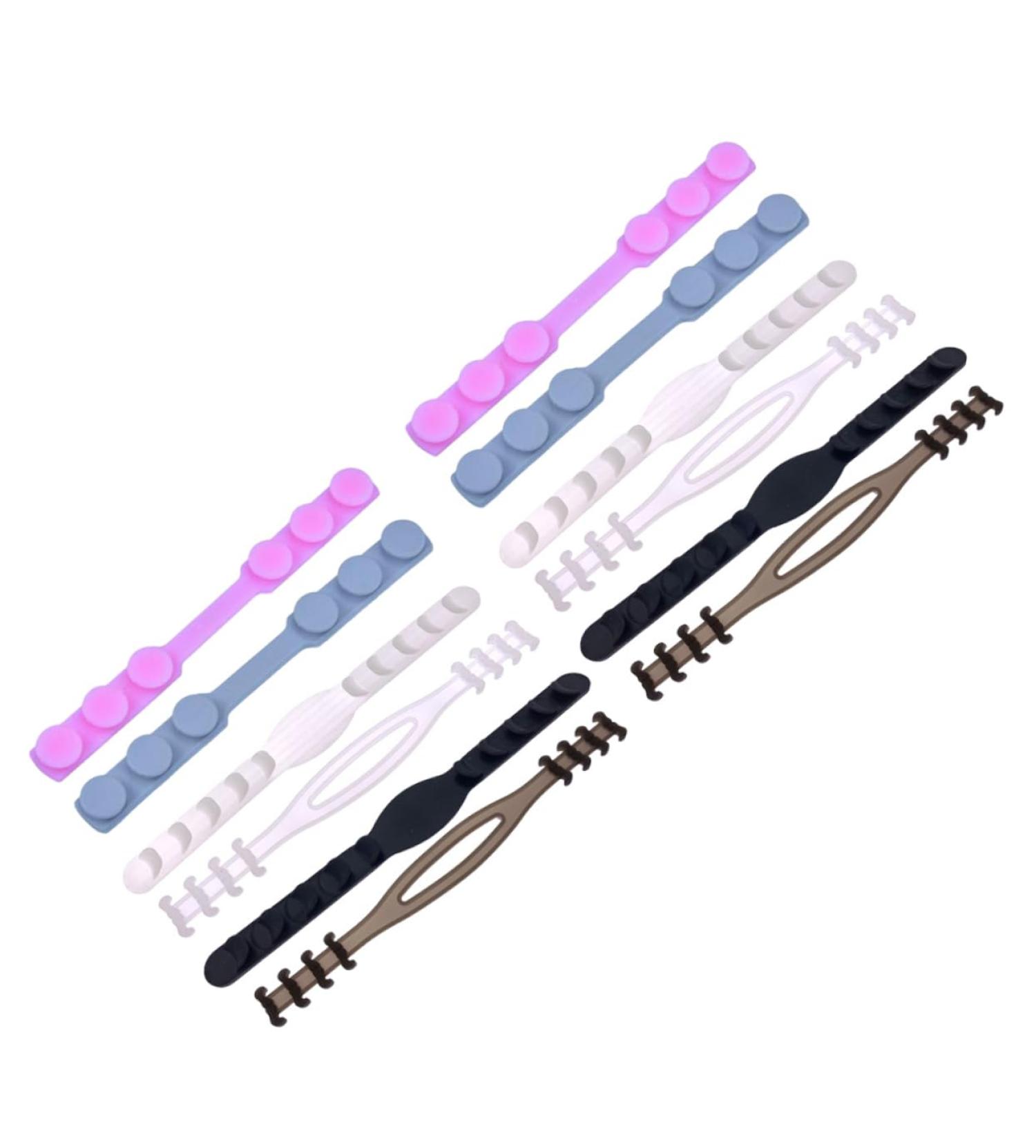 Clispeed 36 Stk Mask Extension Ear Buckle - Anti-Slip Silicone Ear Caps for Reusable Face Masks - 18x2cm Cord Buckles (3pcs) - Buy Online on GoSupps.com