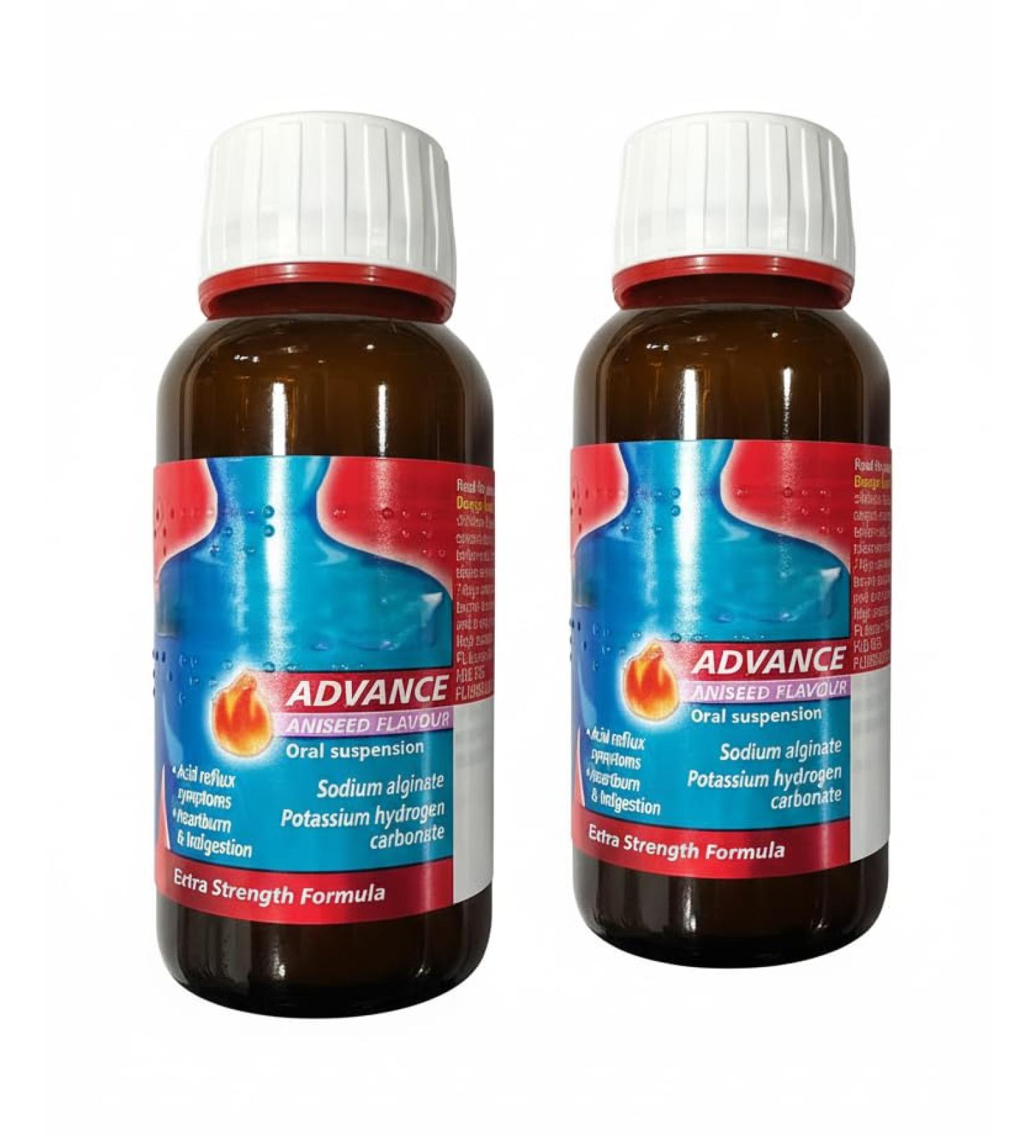 HealthAZ G Advnce Aniseed 150ml Pack of 2 with 2 Measuring Cups 30ml