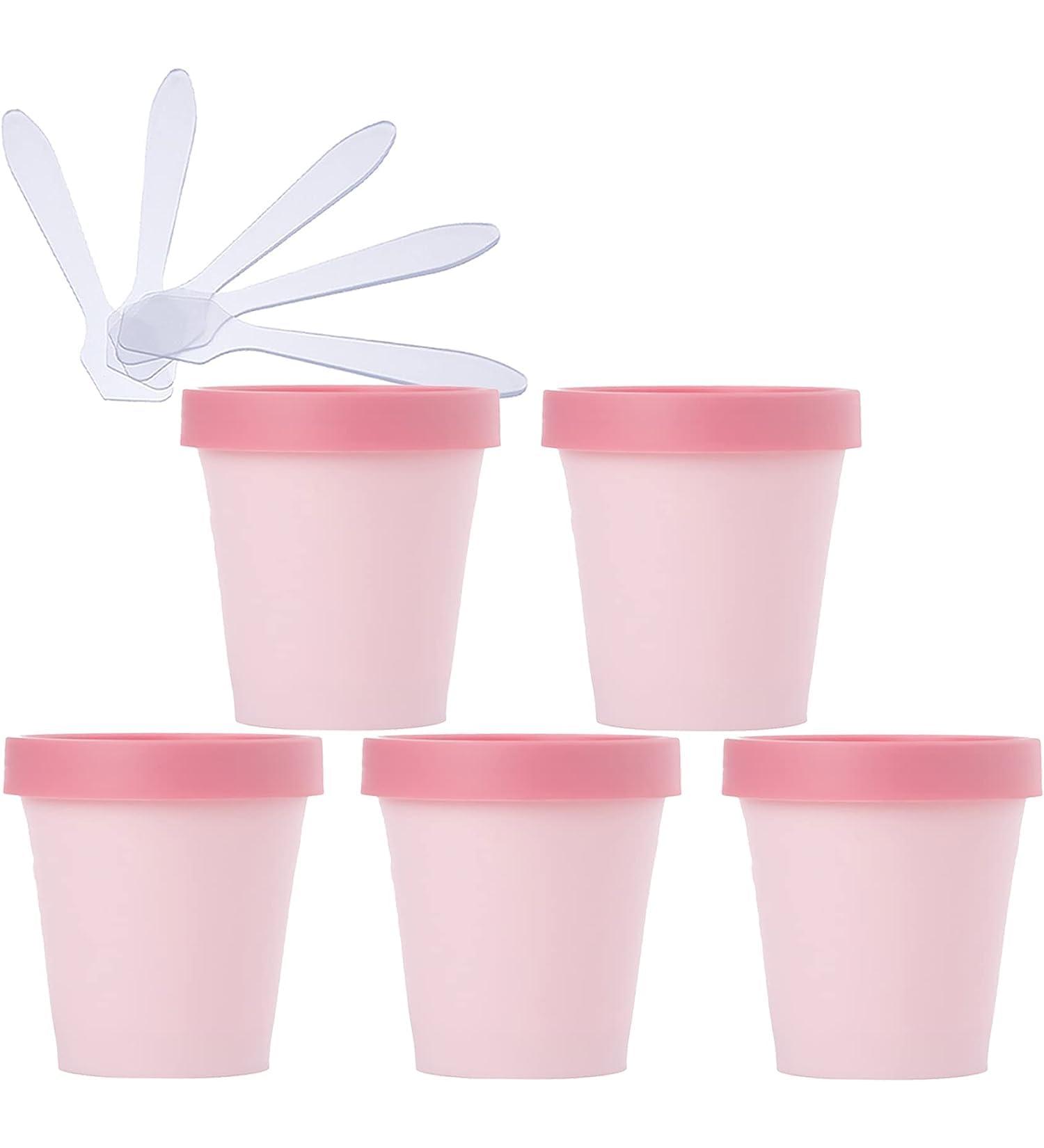 empty jars with lids cosmetic jar B0CL9KHB4R5 PC 200ml Pink Mask Mixing Bowl Empty 200g Plastic Storage Jars with Inner Liner for Storage Body Hand Face Cream Lotion Gel 5X Spatula (Color : Geel Si - Buy Online on GoSupps.com