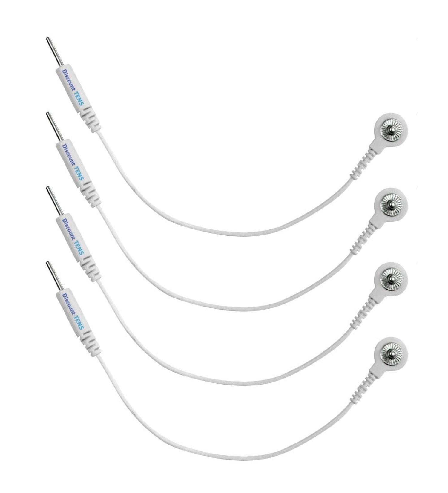 TENS Lead Wire Adapters - Convert 3.5mm Snap to 2mm Pin | Discount TENS Brand - Buy Now - Buy Online on GoSupps.com
