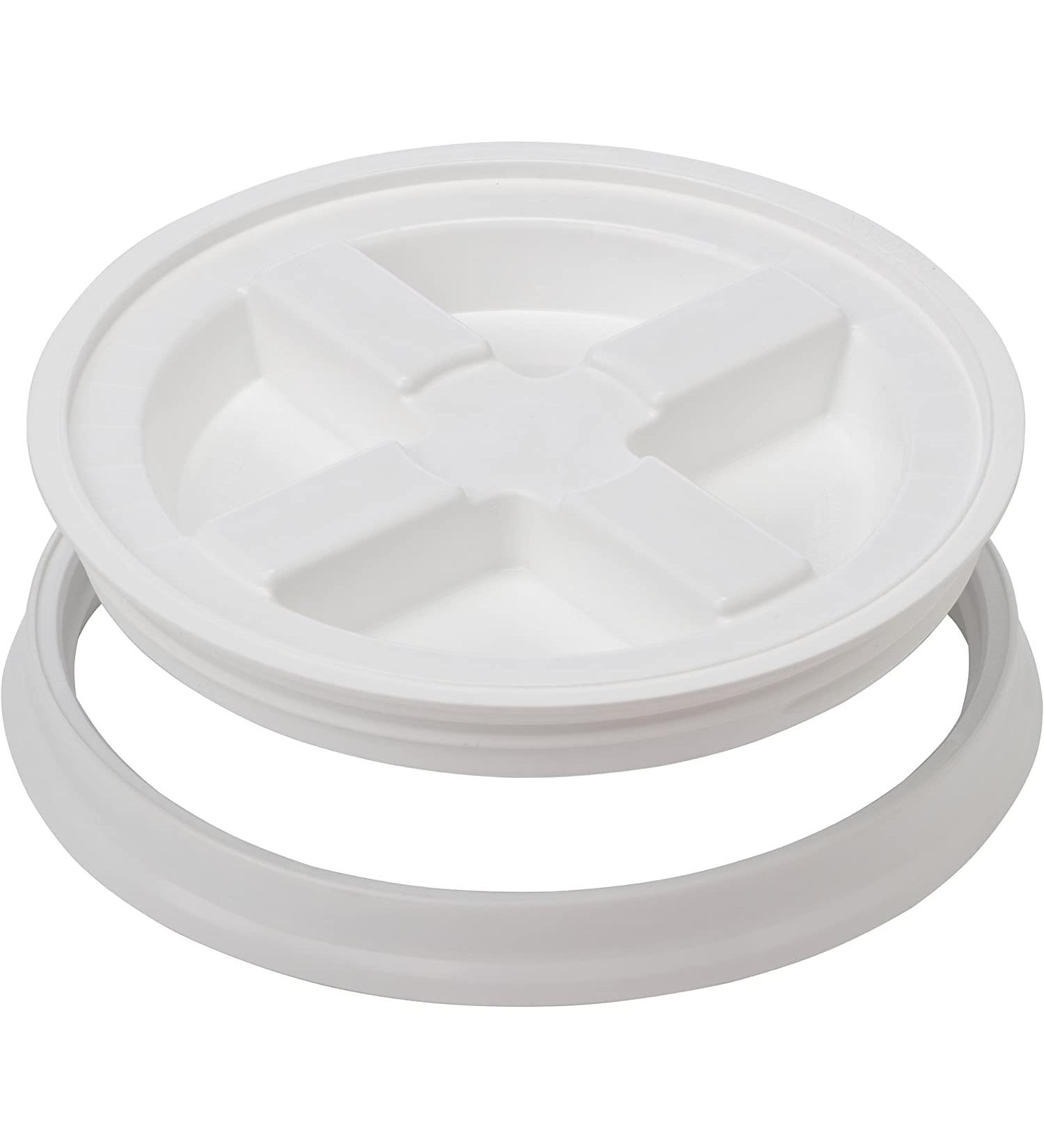 Gamma Seal Lid - Pet Food Storage Container Lids - Fits 3.5-7 Gallon Buckets White | GAMMA2 - Buy Online on GoSupps.com