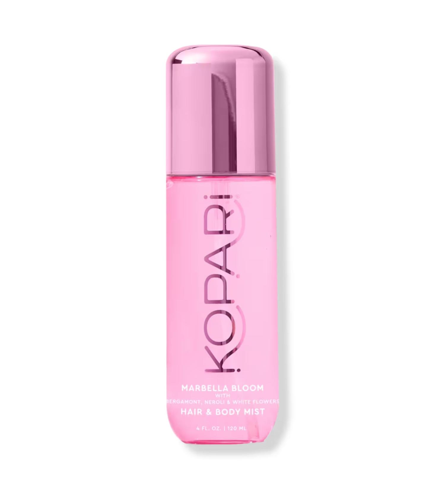 Kopari Hair & Body Mist Marbella Bloom Long-Lasting Bright Inviting Floral Blend of Neroli & Bergamot with a Touch Of Cardamom and Vetiver 4 oz - Buy Online on GoSupps.com