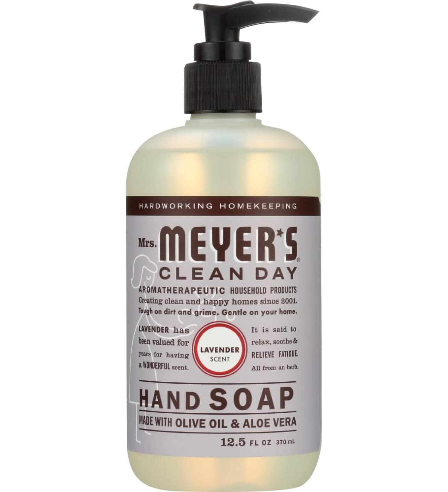 MRS. MEYER'S HAND SOAP - Lavender Liquid 12.5 oz | Natural & Eco-Friendly International Shipping - Buy Online on GoSupps.com