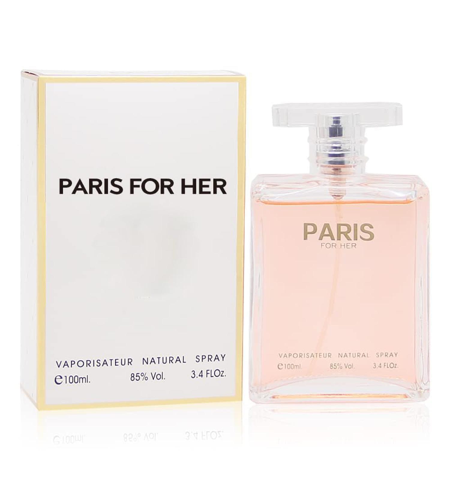 PARIS FOR HER Eau de Parfum Spray for Women Wonderful Gift Gourmand Fragrance Daytime and Casual Use for all Skin Types a Classic Bottle 3.4 Fluid Ounce PARIS FOR HER 3.4 Fl Oz (Pack of 1) - Buy Online on GoSupps.com