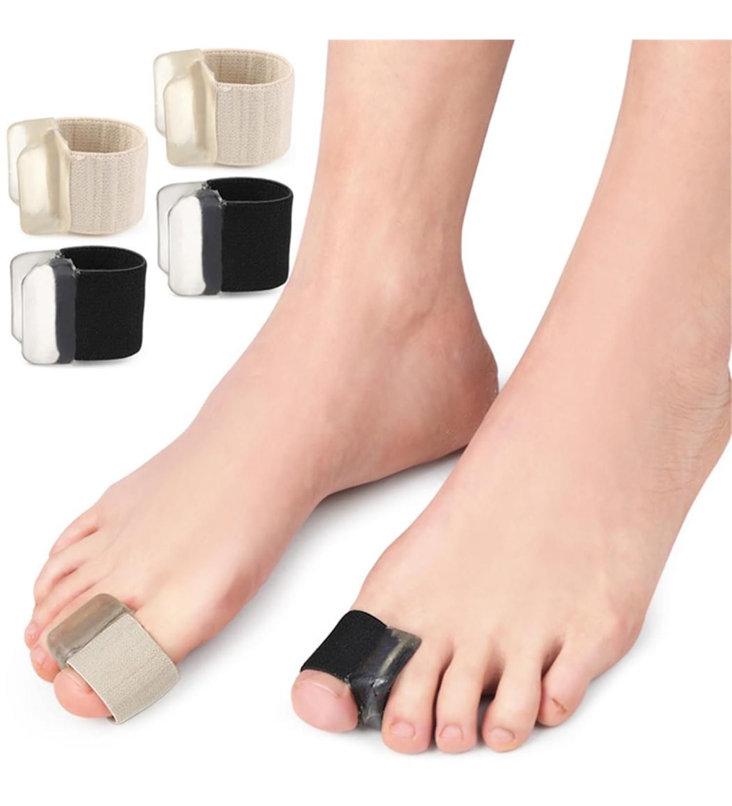 Bunion Toe Separators 2 Pair - Gel Spacers for Big Toe Straightening and Pain Relief (Small) - Buy Online on GoSupps.com