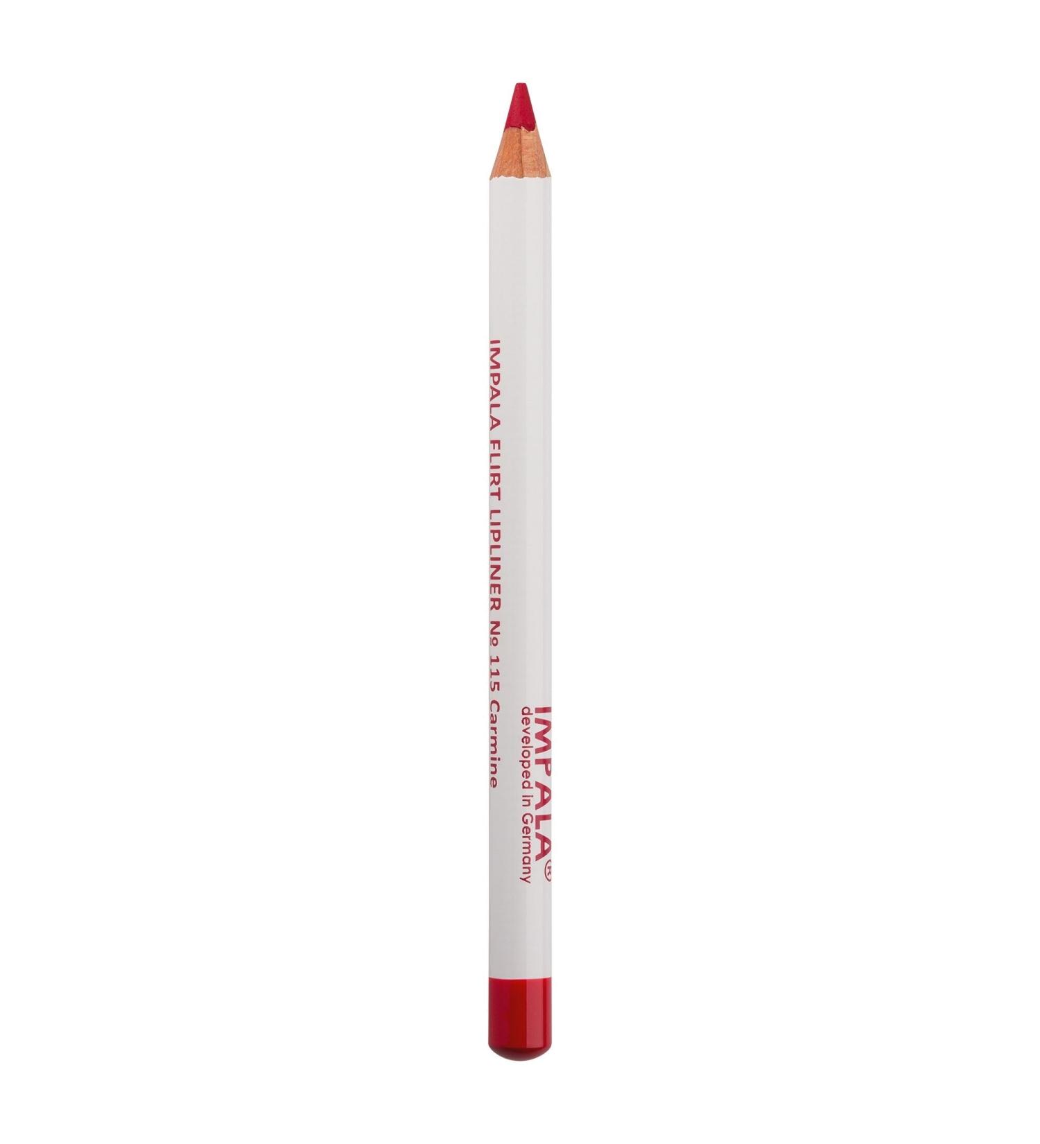 Flirt Matt Lip Liner 115 Carmine | Long-Lasting & Waterproof Lip Liner for All-Day Wear | International Shipping Available - Buy Online on GoSupps.com