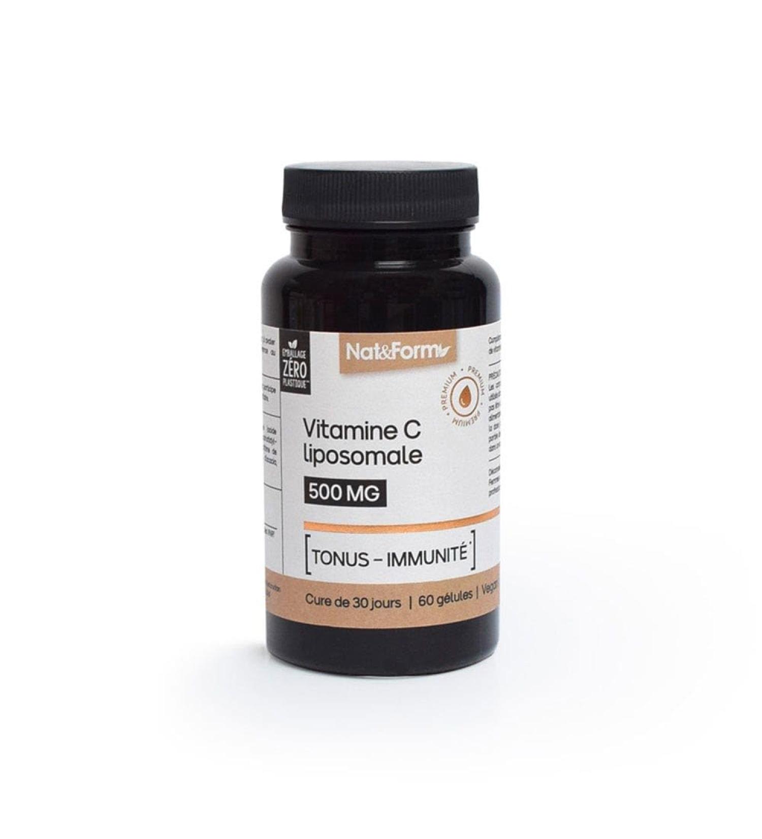 Nat&form vitamine C liposomale 500 mg 60 g lules - Buy Online on GoSupps.com